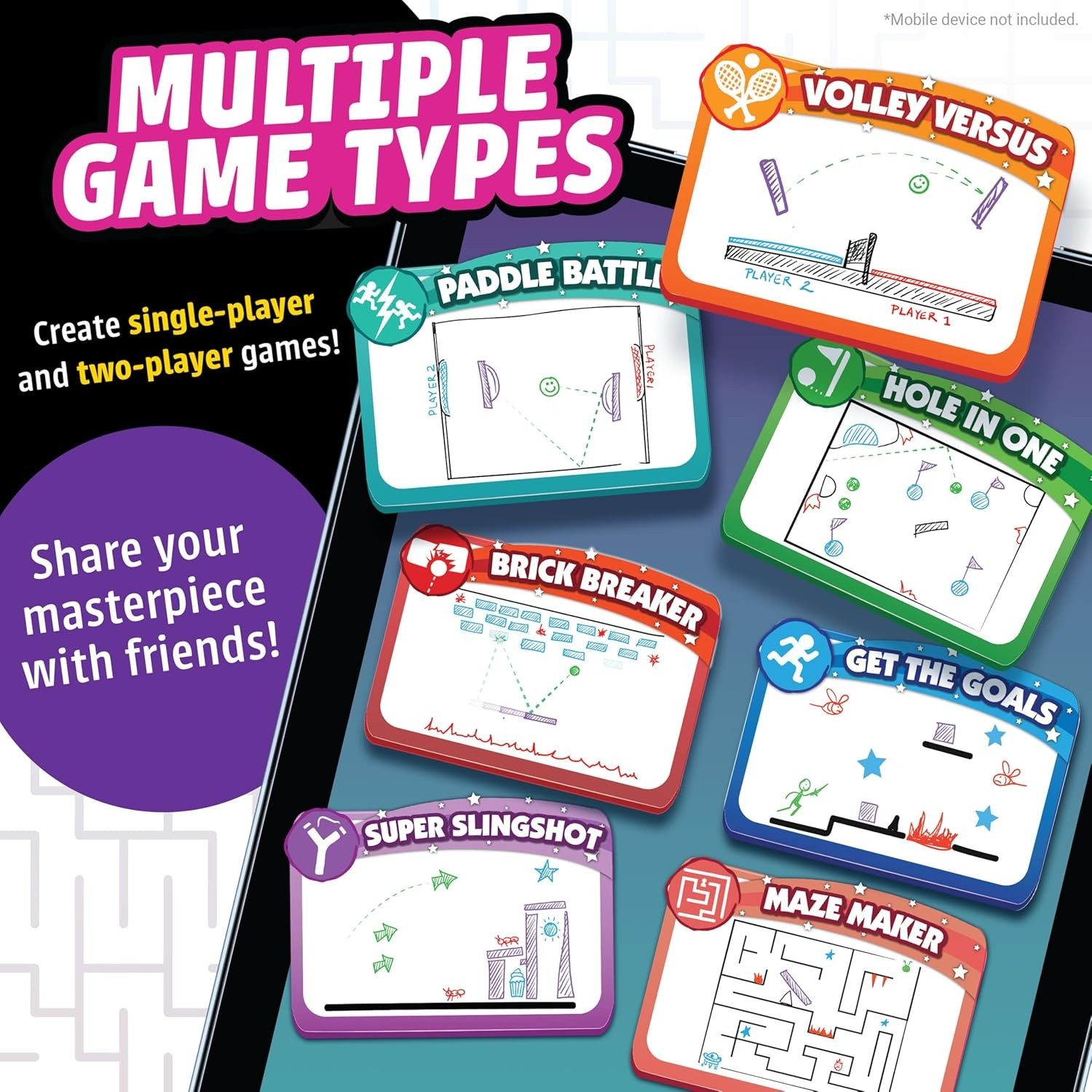 Pixicade! Turn Drawings Into Playable Video Games! | Doodle & Draw, Snap Play…