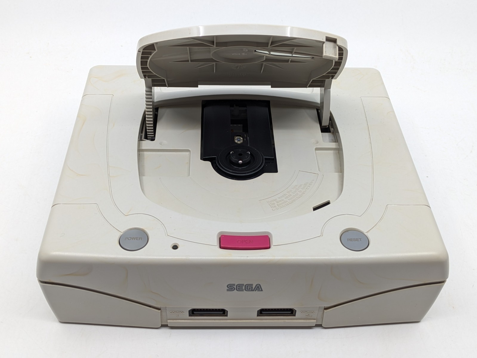 Sega Saturn White HST-3220 NTSC-J Tested w Controller + Touge King the Spirits