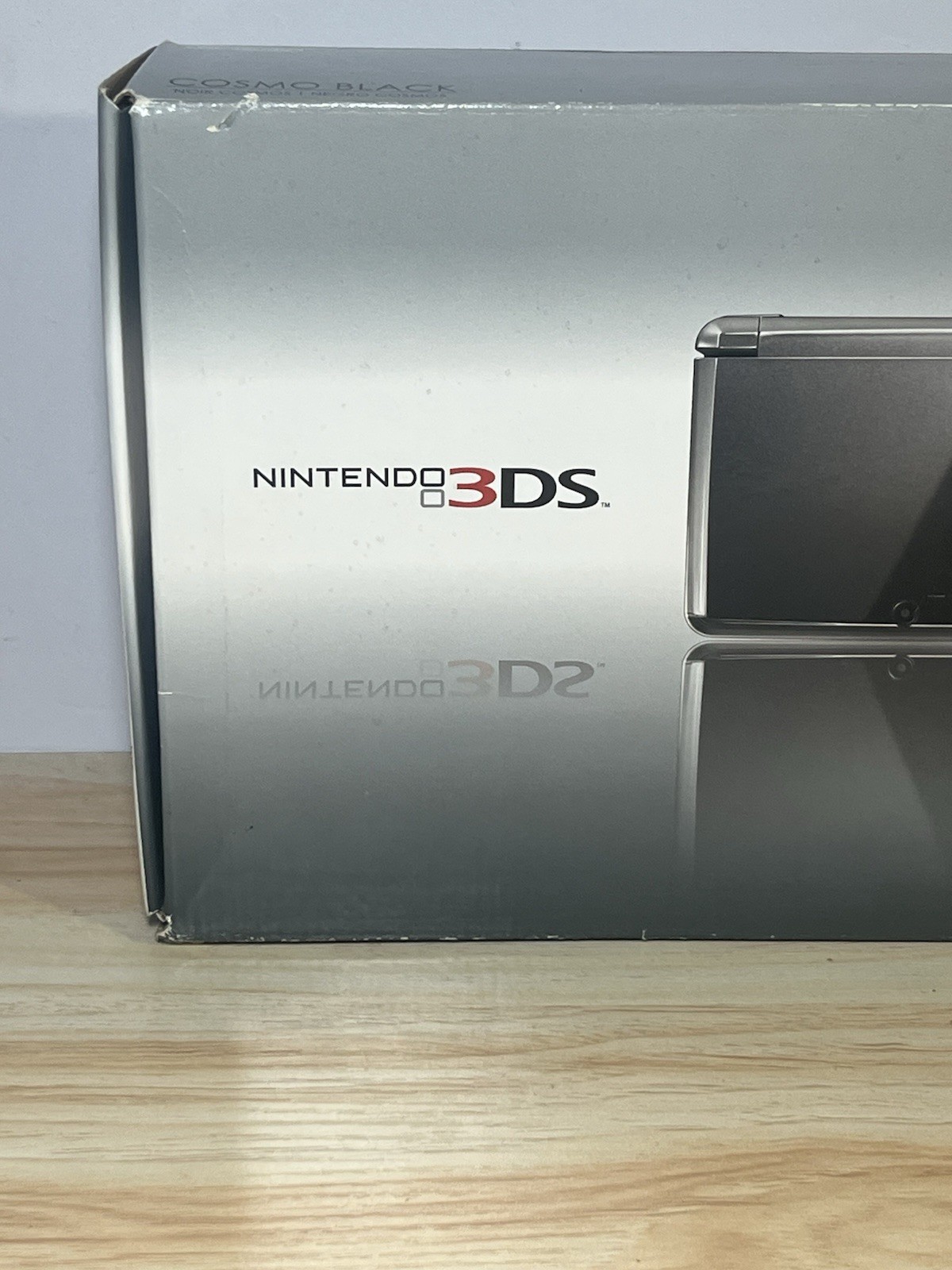 Nintendo 3DS Cosmo Black System Console Complete Box W/9 Games All CIB Tested