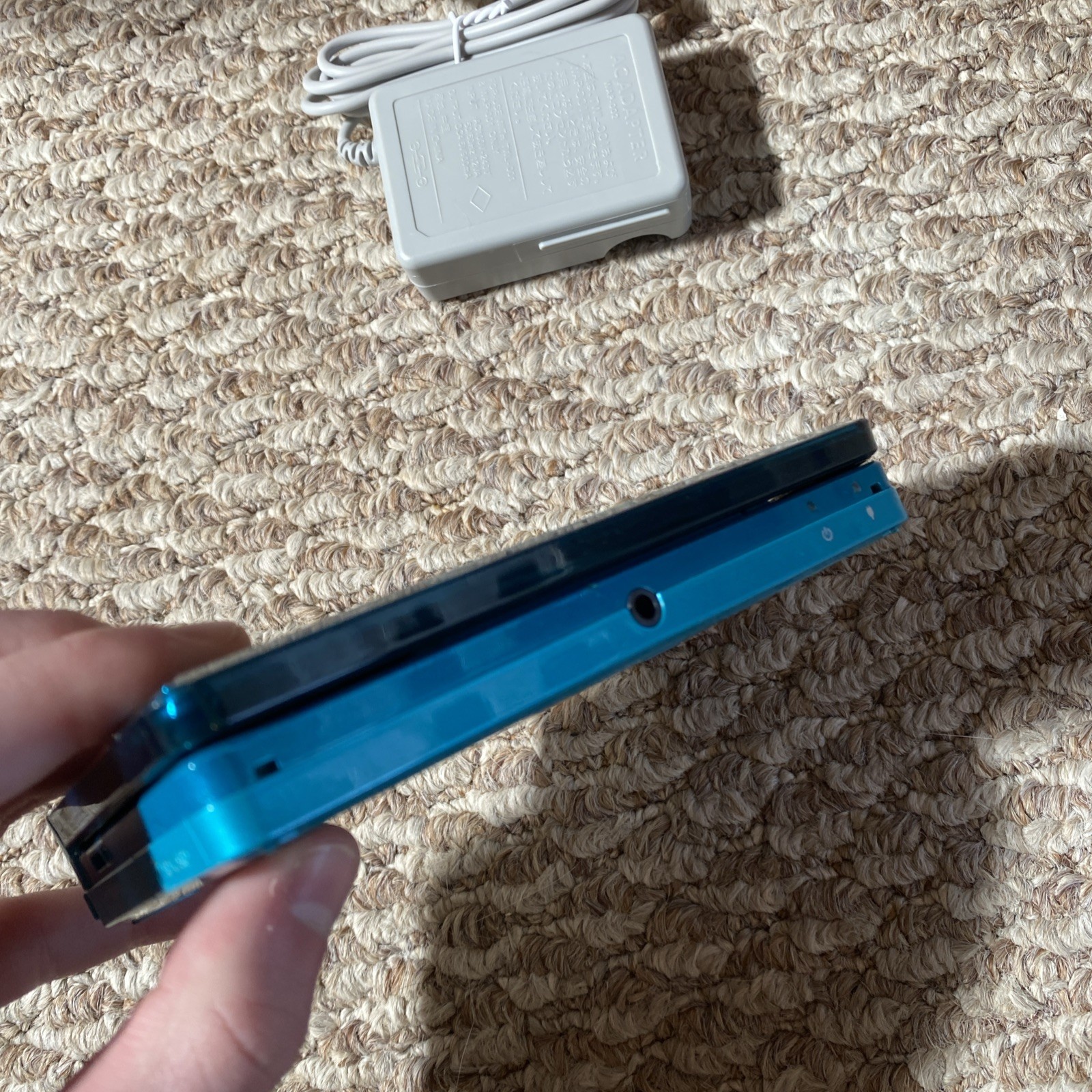 Nintendo 3DS Aqua Blue Handheld Handheld Console System CTR-001 Tested USA