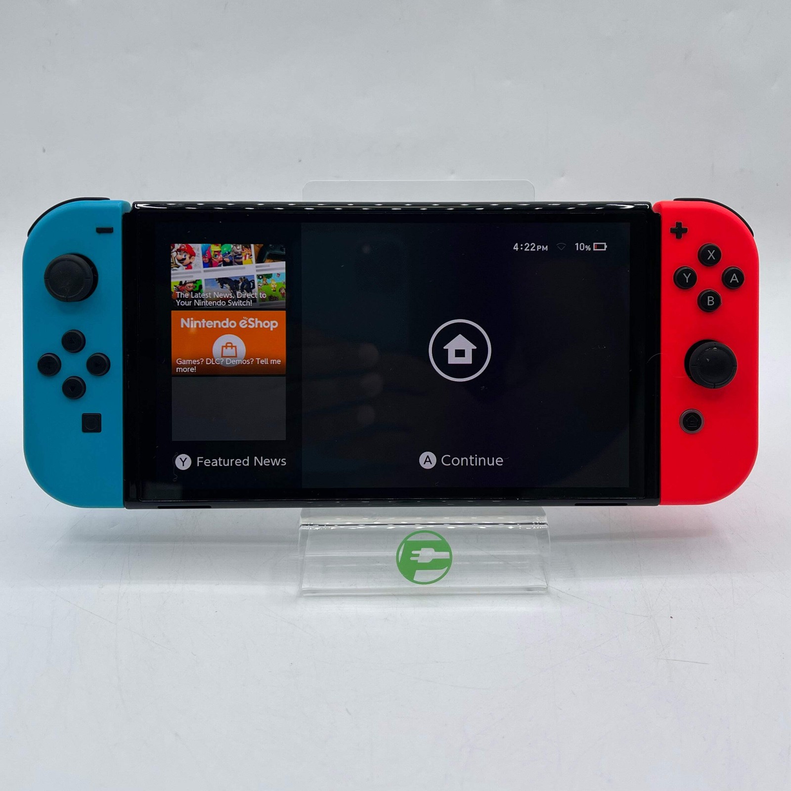 Nintendo Switch OLED Console Gaming System HEG-001 Red/Blue