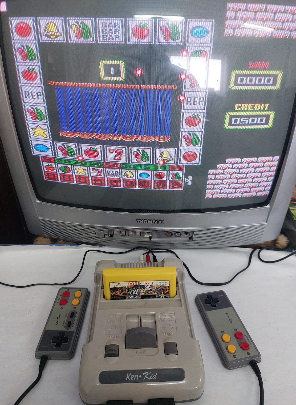 Kenga ken kid video game console from 90’s excellent condition + box, games