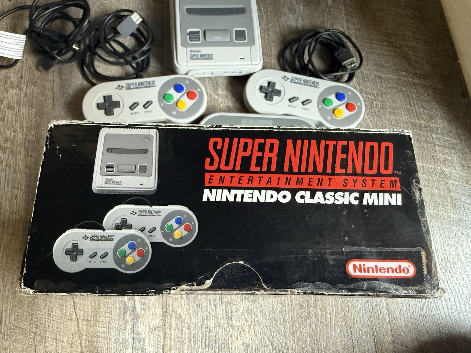 Nintendo SNES Super NES Classic Mini EUropean Ver W/ 8bitdo Wireless Controller
