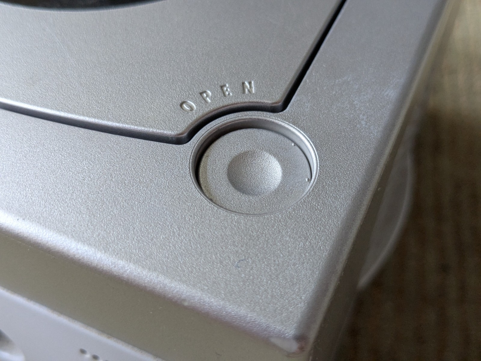 Nintendo Gamecube Platinum Silver Console Only NO WIRES DOL-101 TESTED WORKING