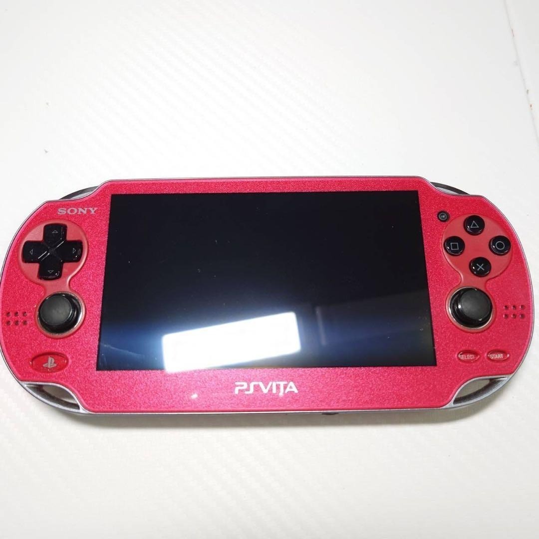 Sony PlayStation Vita PCH-1000 Cosmic Red Complete in Box Near Mint 7074