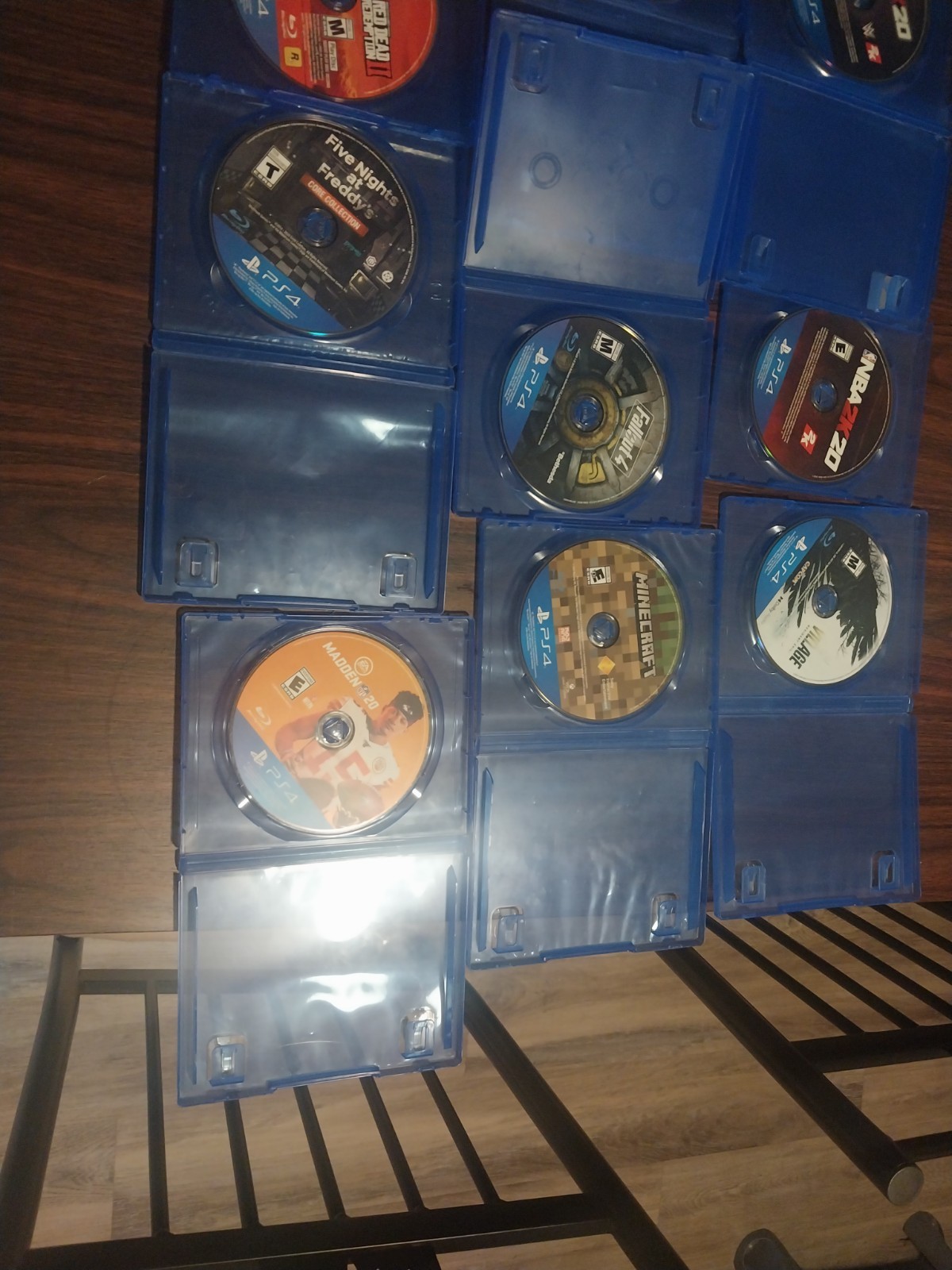 Ps4 Slim 500GB With 9 Games And Power Cord No Controller Fair Condition