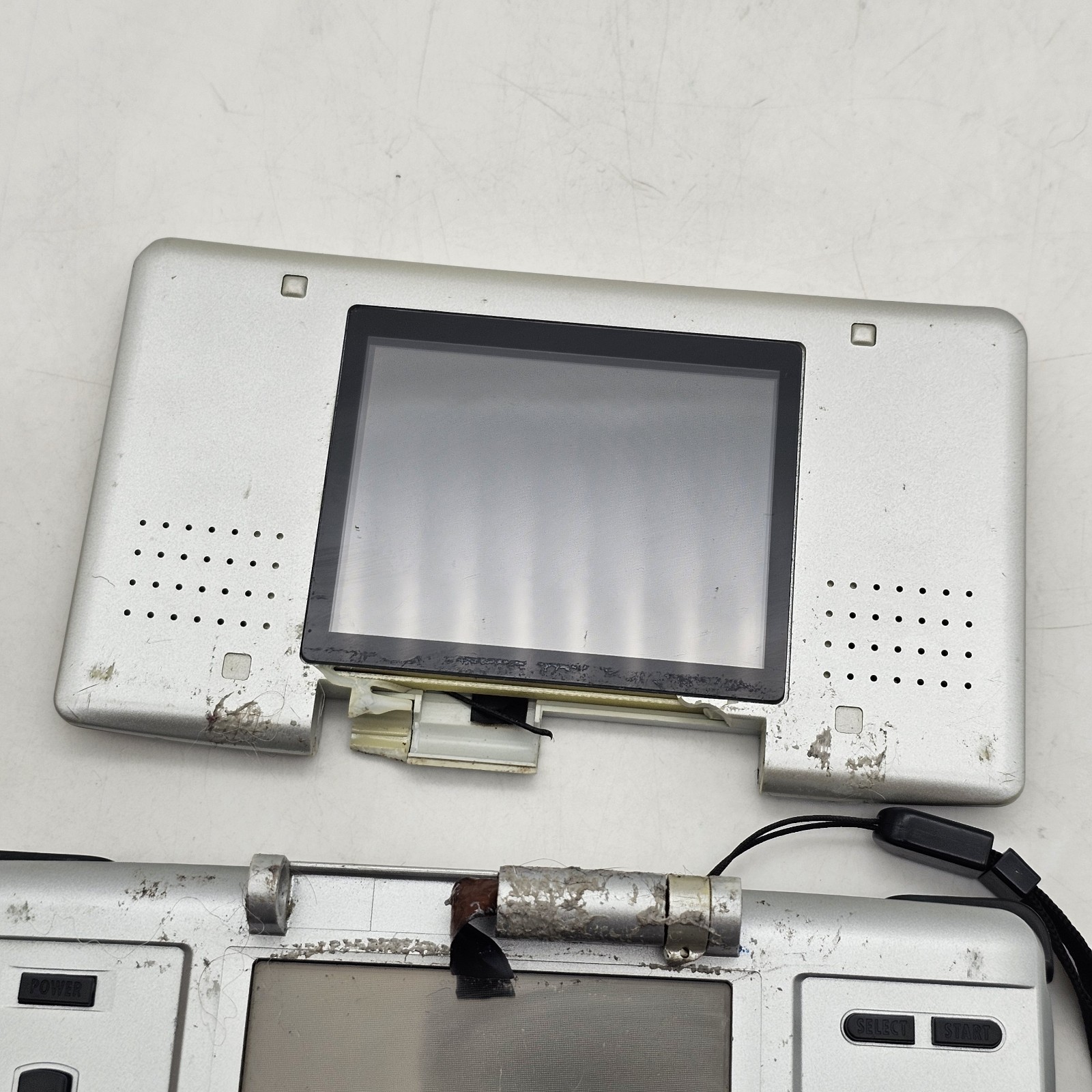 Nintendo DS Silver Handheld System – For Parts or Repair Only