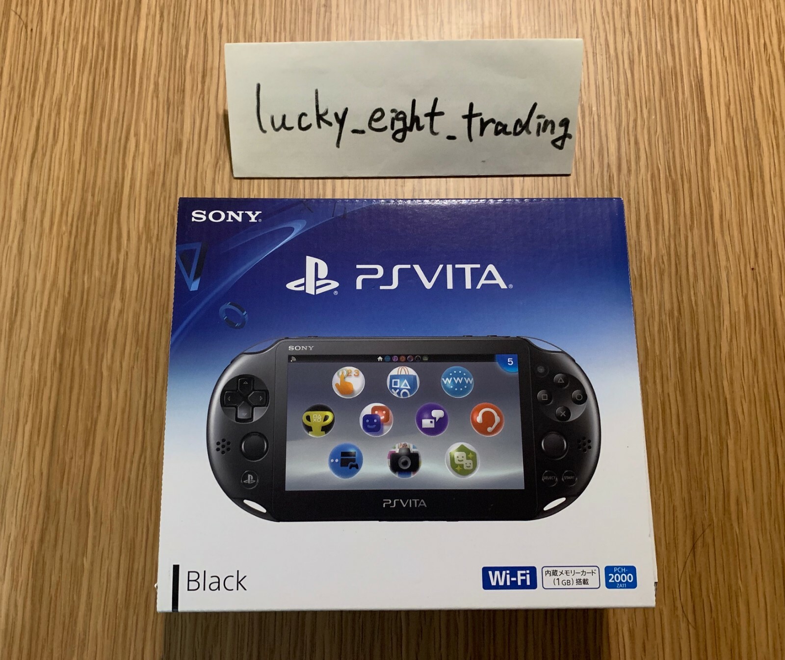 PS Vita Black PCH 2000 ZA11 Console Charger Box [N]