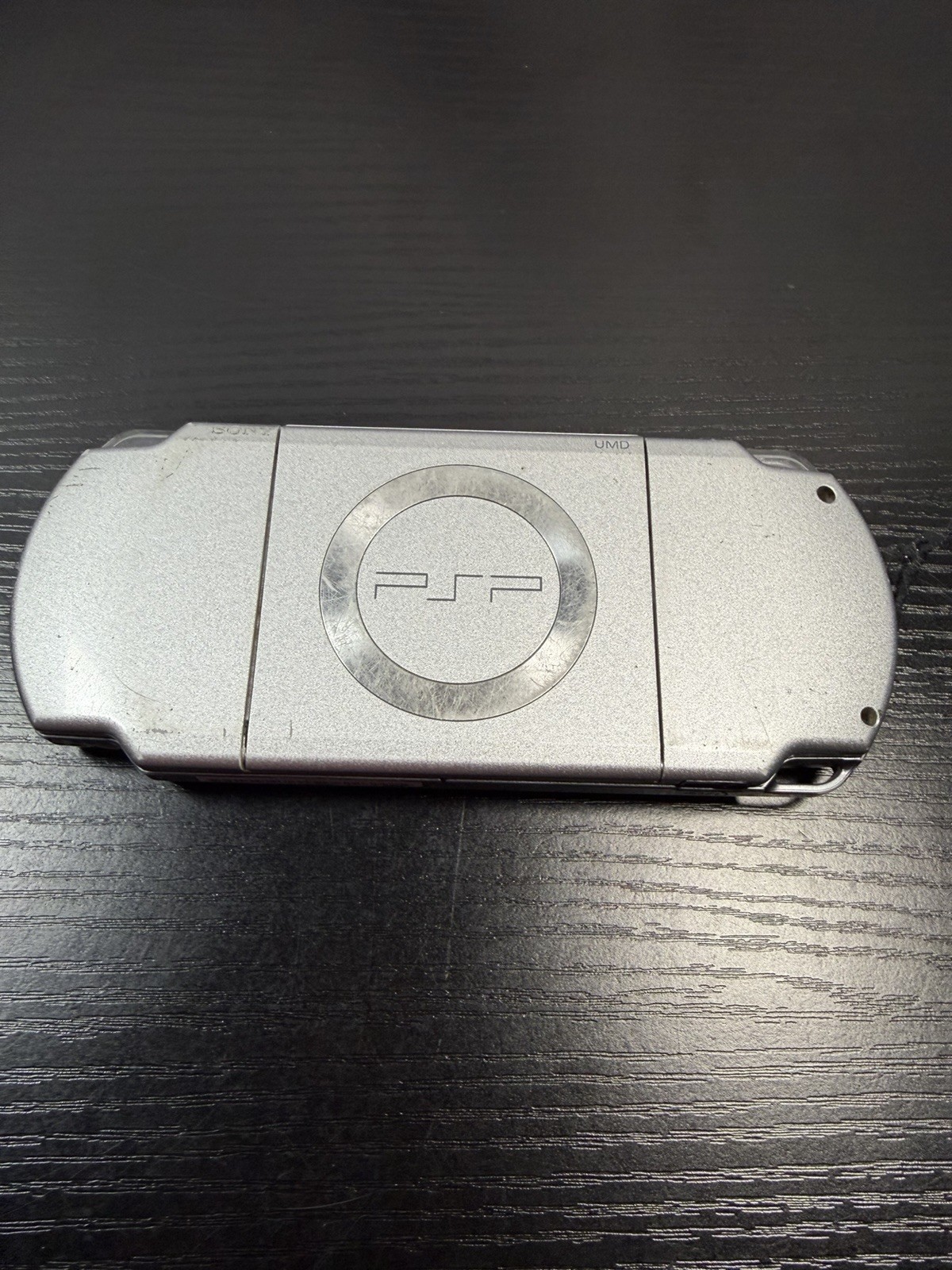 Sony Silver Playstation Portable PSP-2001 New Battery USB Cable 2 Games & Case