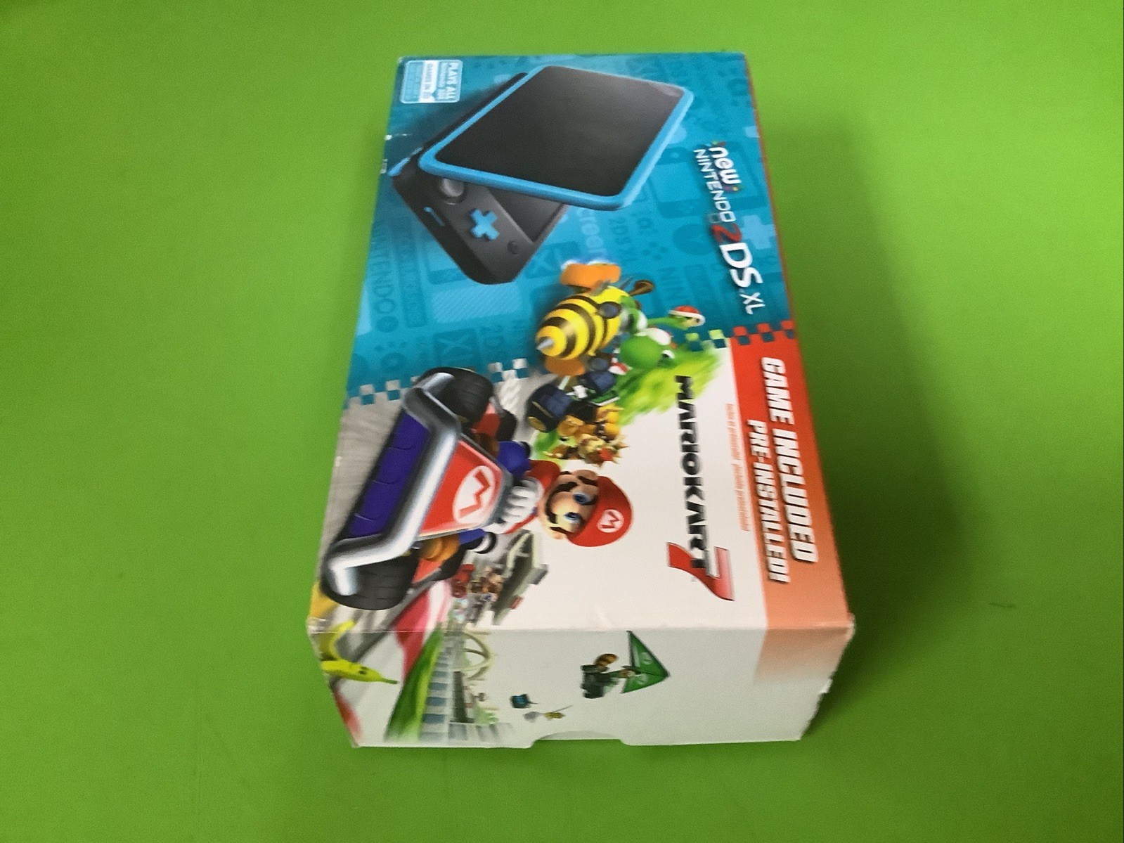 Nintendo 2DS XL Handheld Console with Mario Kart 7 Bundle – Black/Turquoise NEW