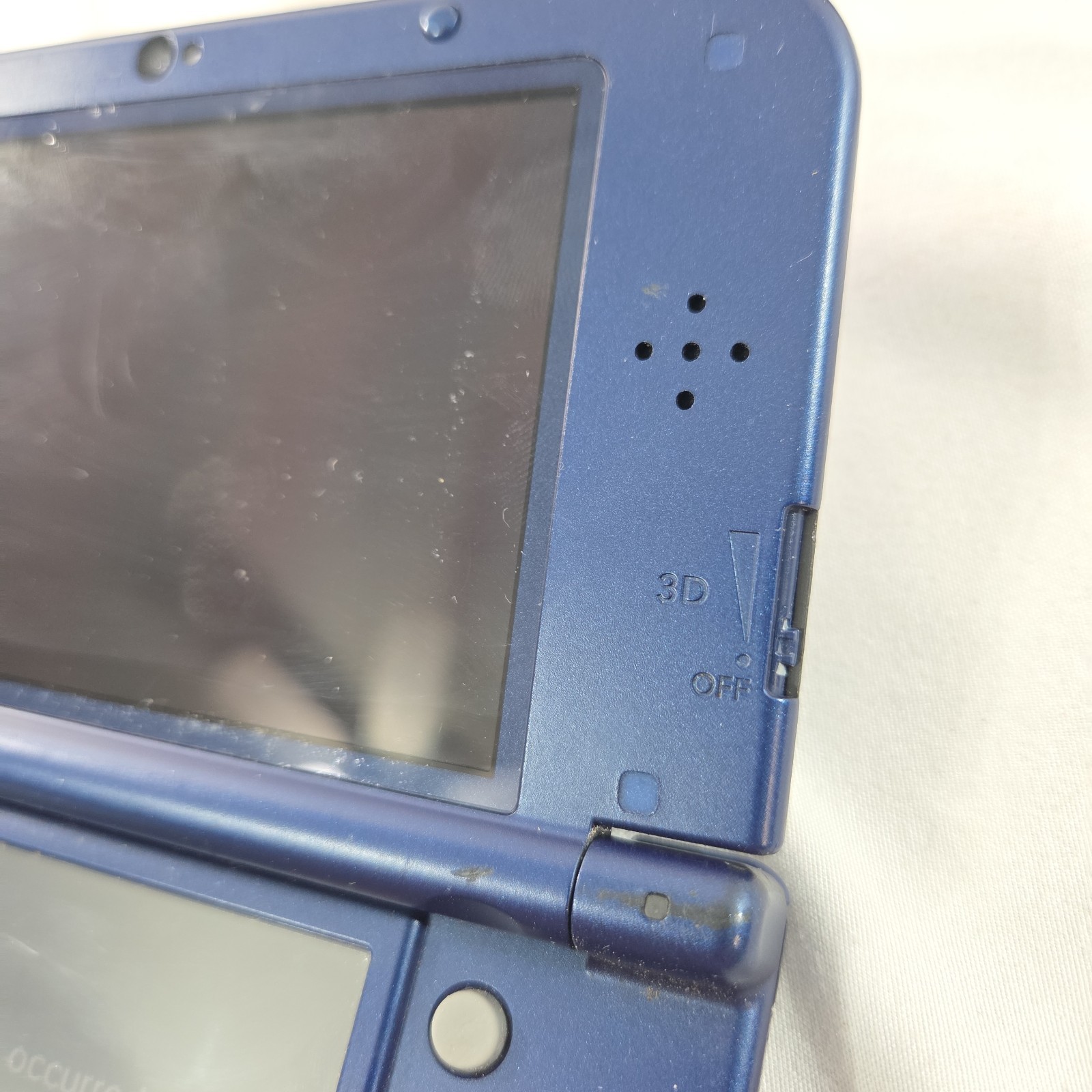 Nintendo 3DS XL Galaxy Edition Handheld System FOR PARTS OR REPAIR ONLY READ