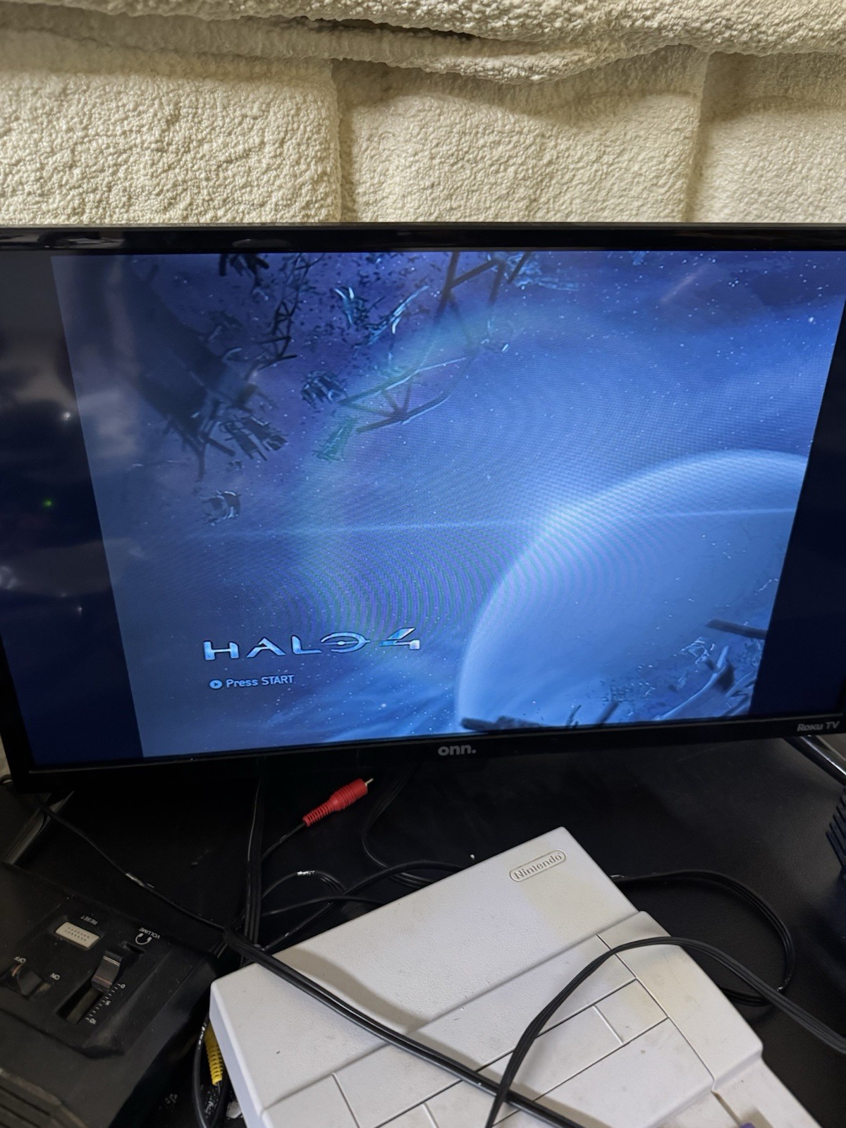 Xbox 360 S Slim Console OEM White Controller Halo 4 Tested Working