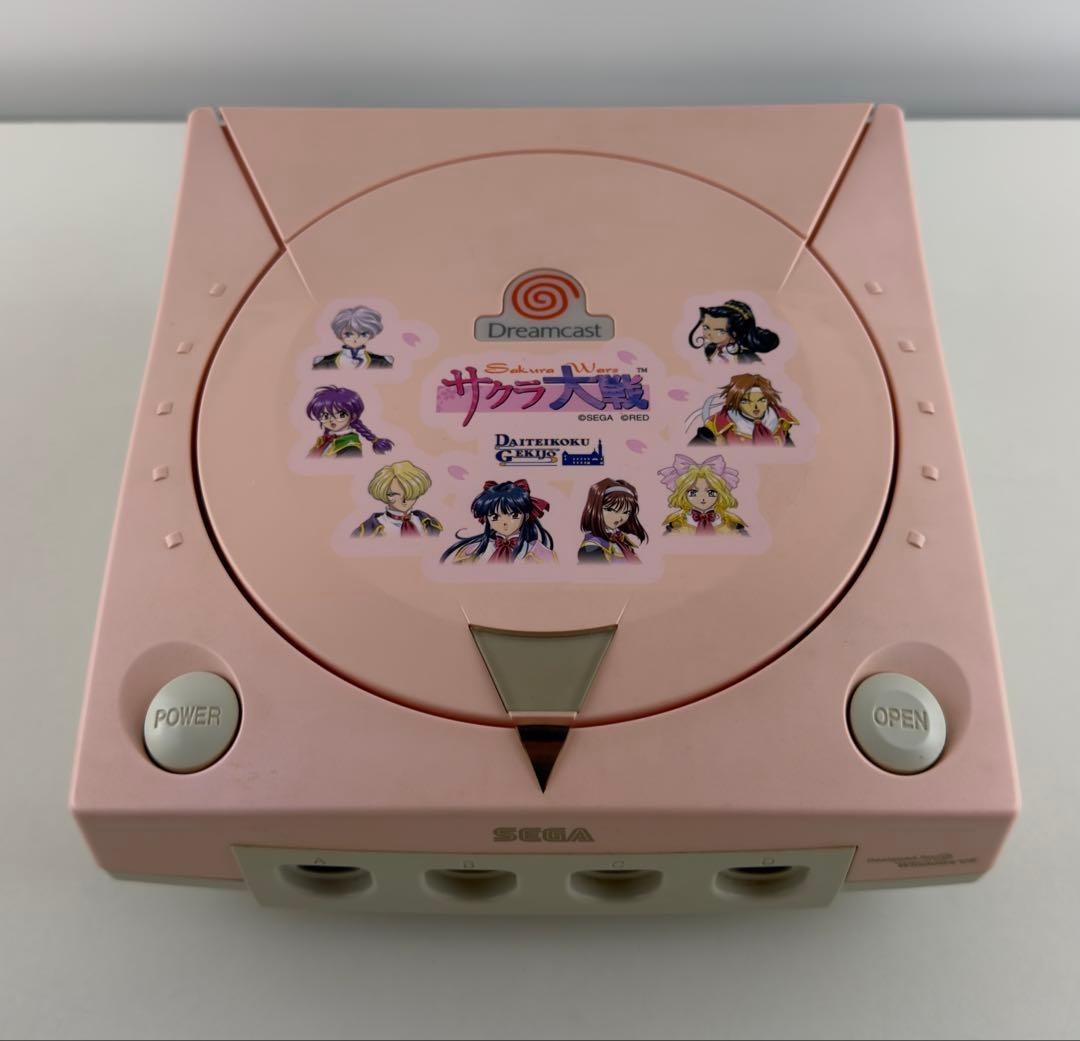 SEGA Dreamcast Sakura Wars Limited Edition Pink Console Controller Tested Japan