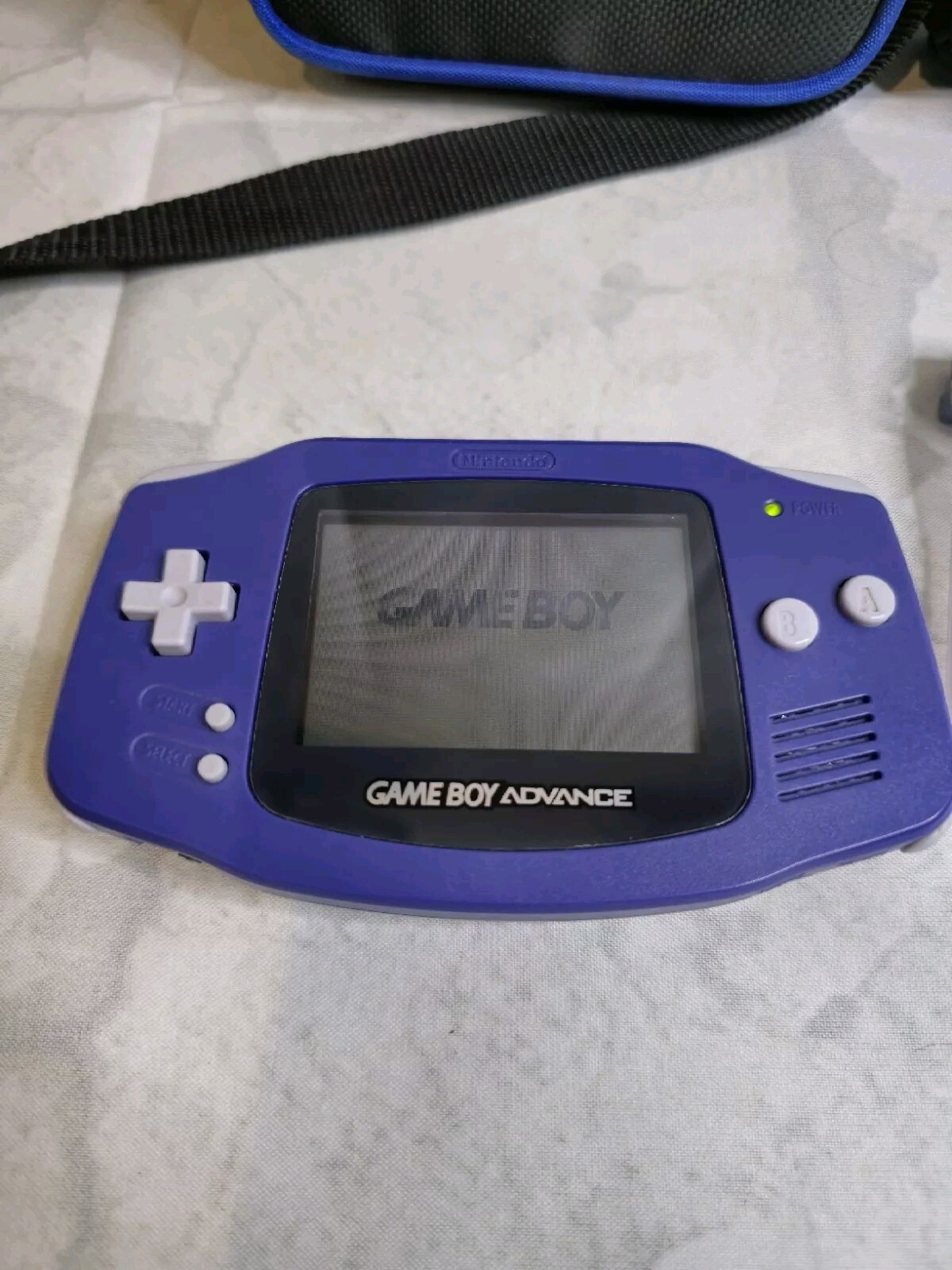 Nintendo Game Boy Advance -Indigo- Games, Light, And Cases Great Condition!