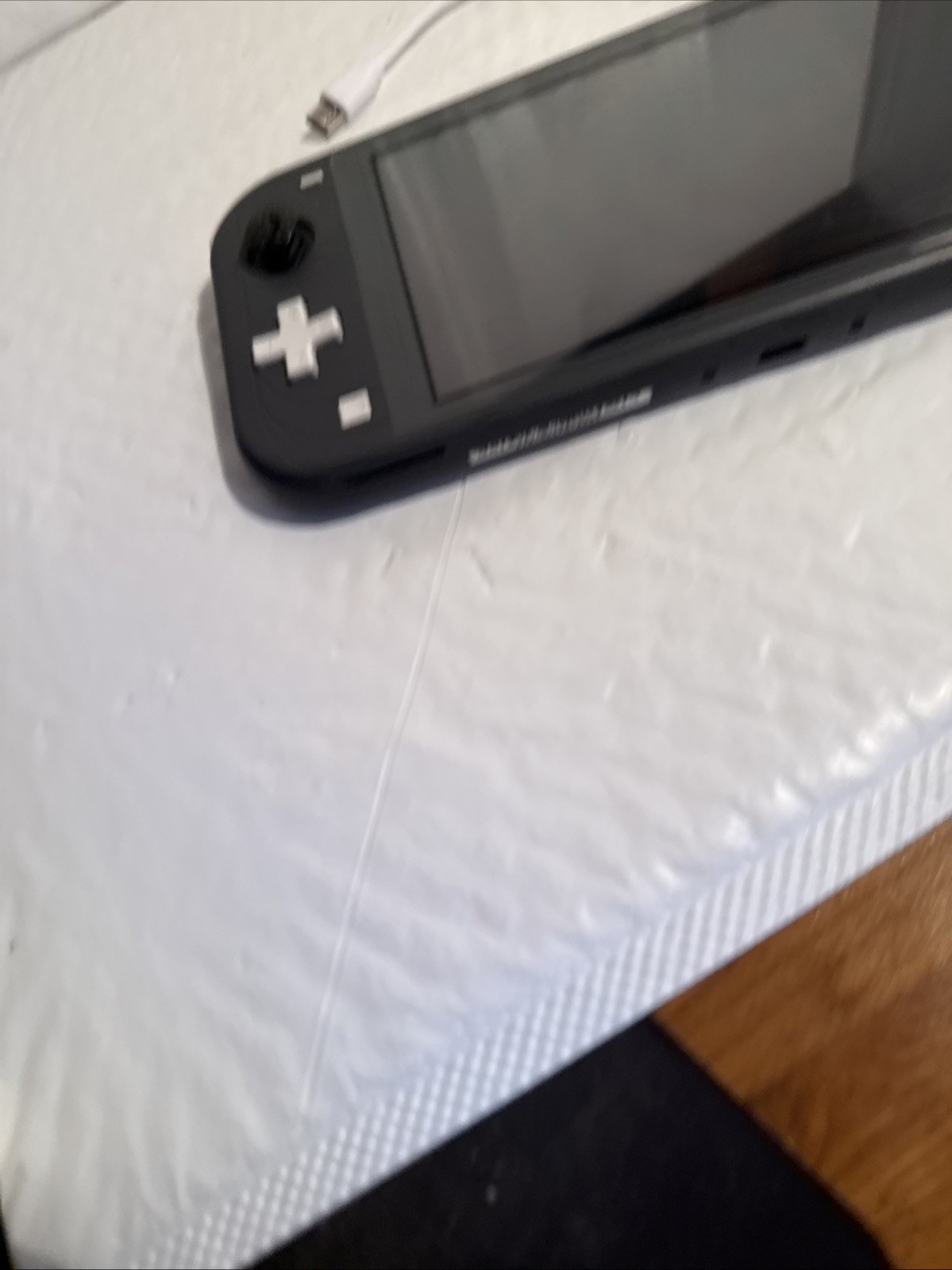 NINTENDO SWITCH LIGHT w/charger cord gray tested excellent working+condition