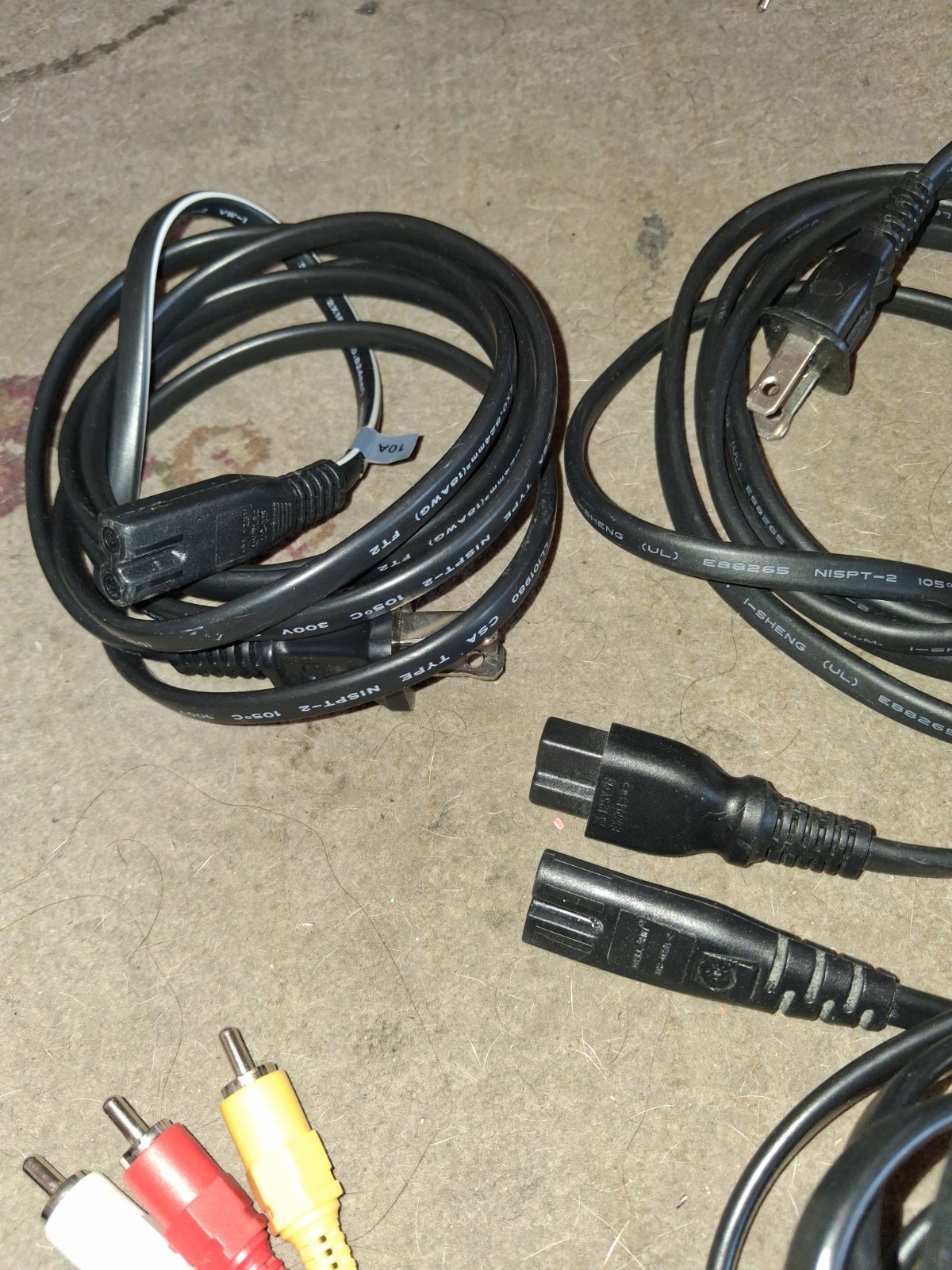 Vintage ✨️ Used PWR Cords,Cables,Hdmi,RCA,Sony Playstation 2 Cables ,All In PICS