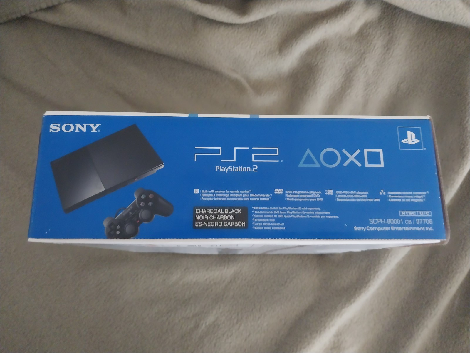 *RARE* BRAND NEW SEALED Sony PlayStation 2 Slim Charcoal Black SCPH-90001