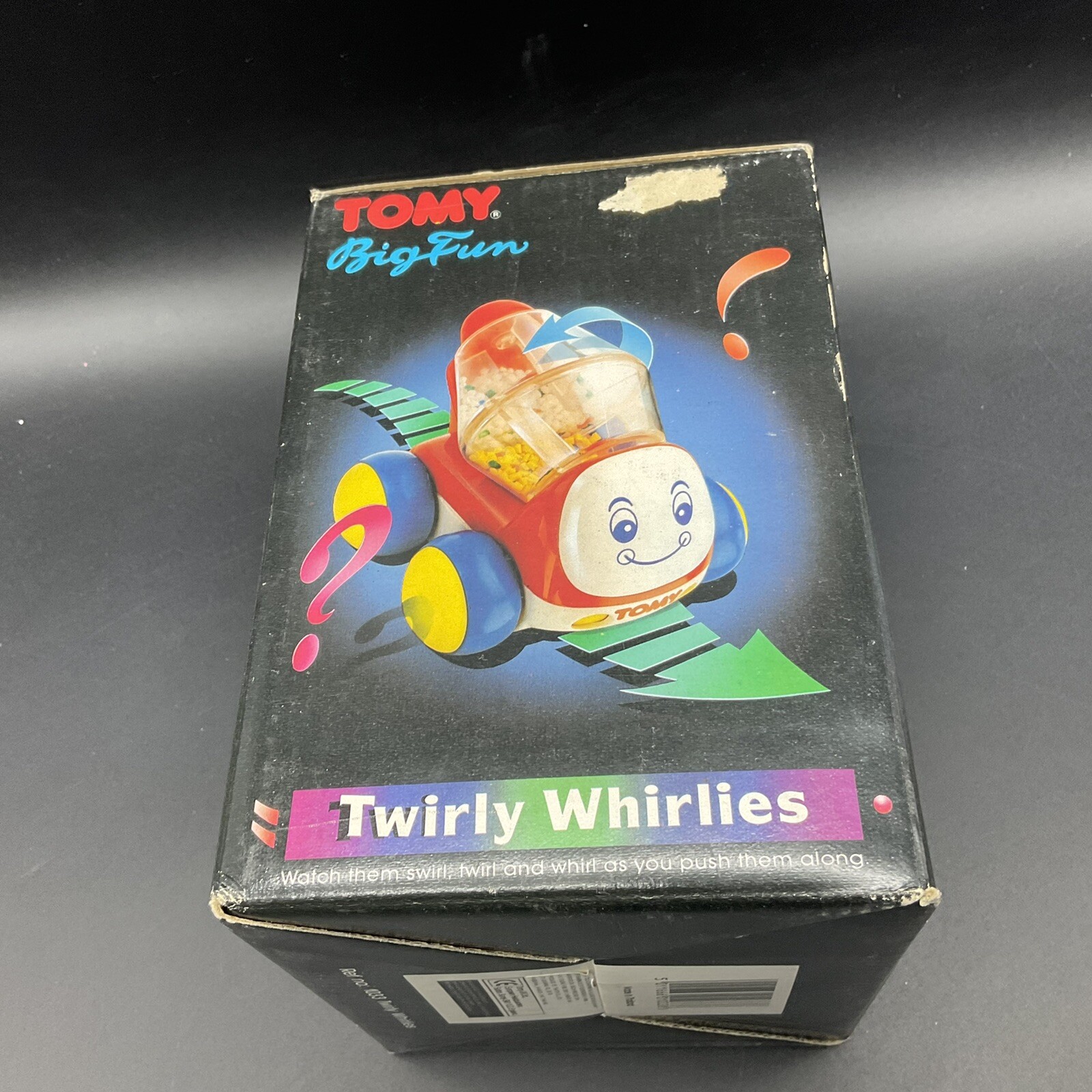 80’S VINTAGE TOMY BIG FUN TWIRLY WHIRLIES BABY PUSH TOY MIB Airplane# NIB [LH]