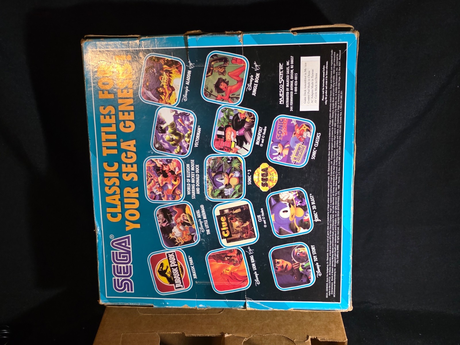 Sega Genesis III Model 3 Console Core System Complete In Box CIB MK-1461