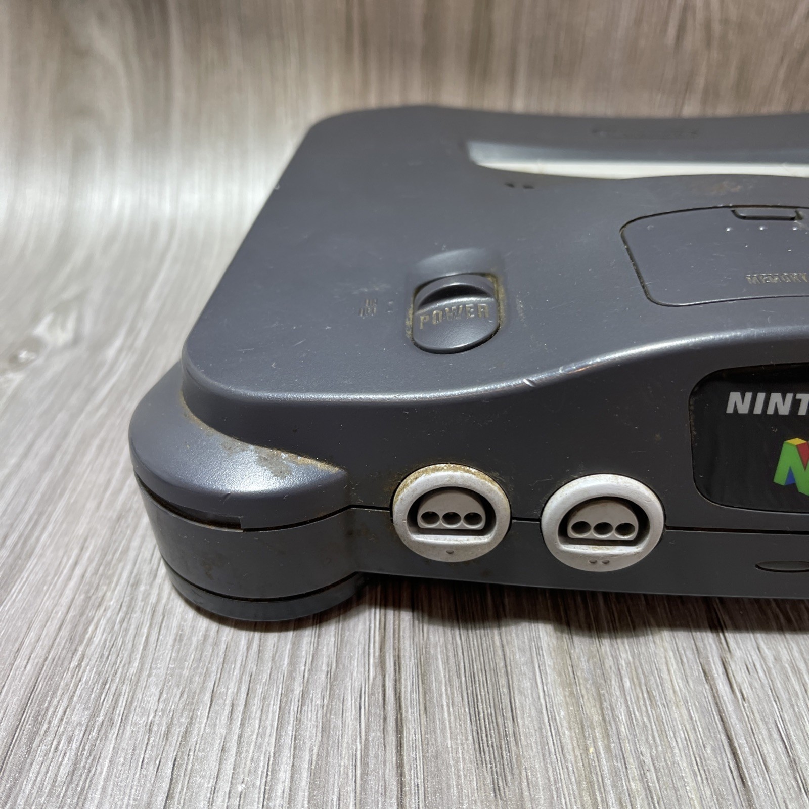 Nintendo 64 N64 System Console And Power Supply Tested & Working With 1 Control