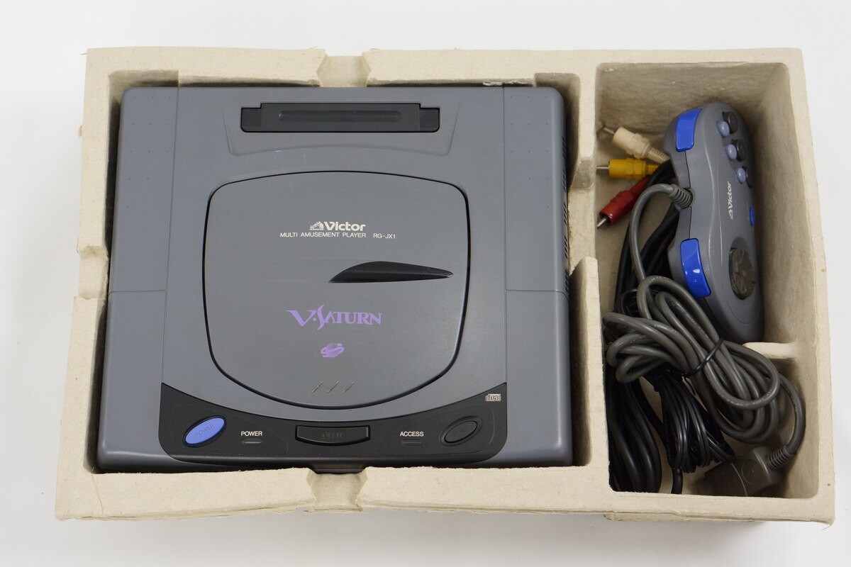 Victor V Saturn Console System Boxed RG-JX1 Tested JAPAN Game 16904332