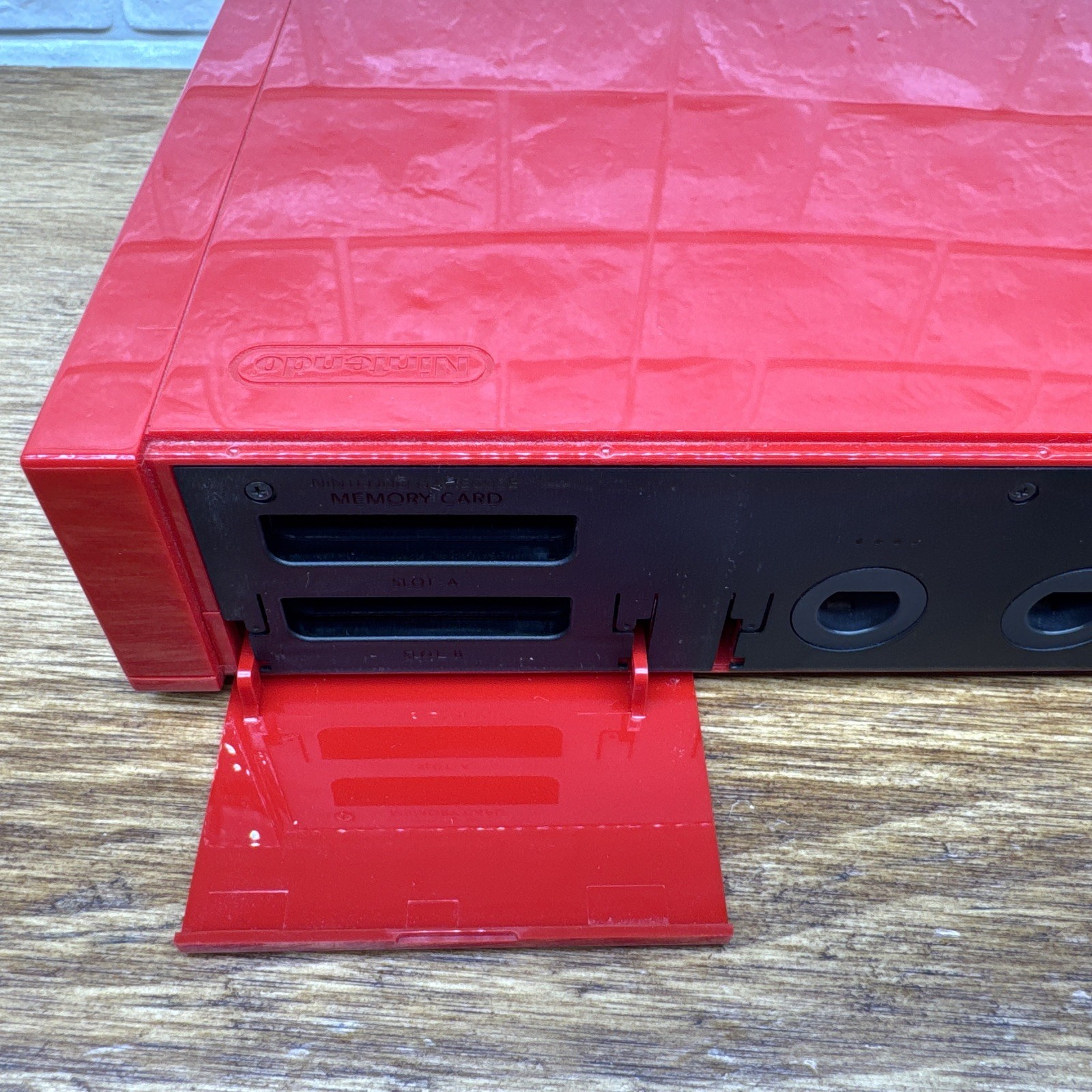 Nintendo Wii Gamecube Compatible Red Console RVL-001 Tested Works Console ONLY