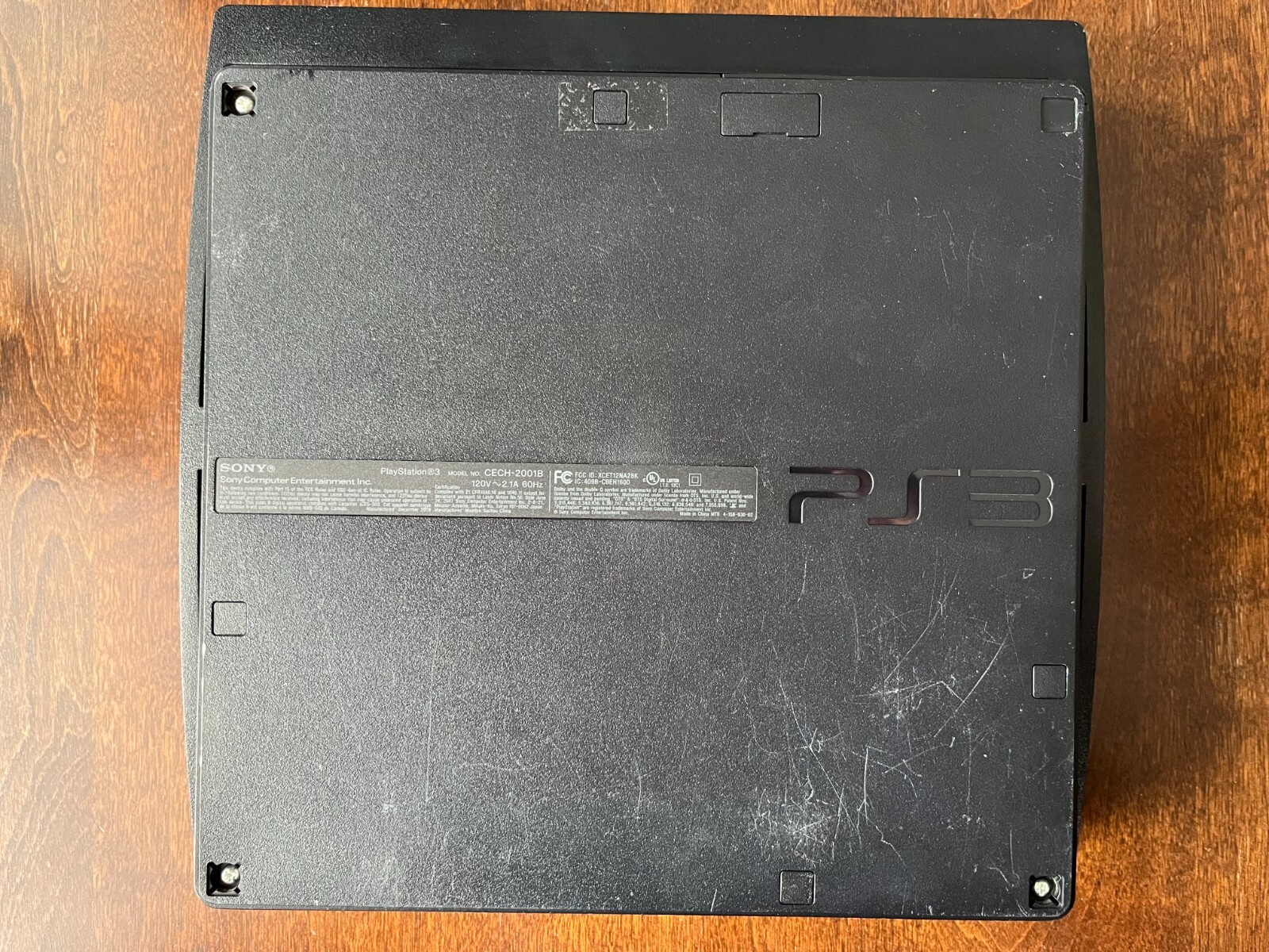 SONY PS3 Slim Black Console CECH-2001B — NOT Working For Parts ONLY
