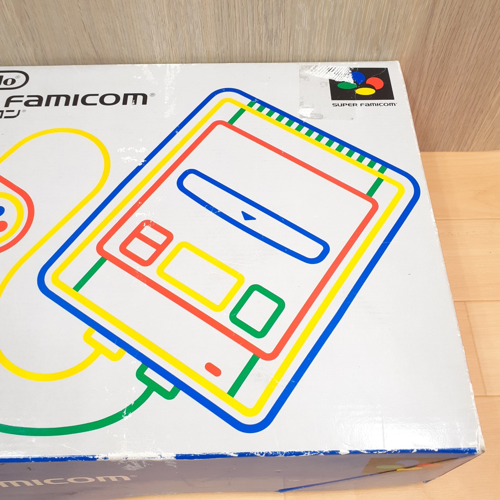 Nintendo Super Famicom Console Japan with Box, Mario Kart Storage Case &10 Games