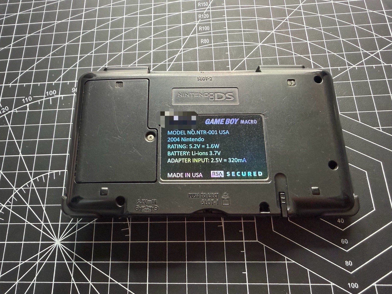 Nintendo DS Mod Gameboy Macro XL For GBA & DS Game – 3D Print Front & Used Back