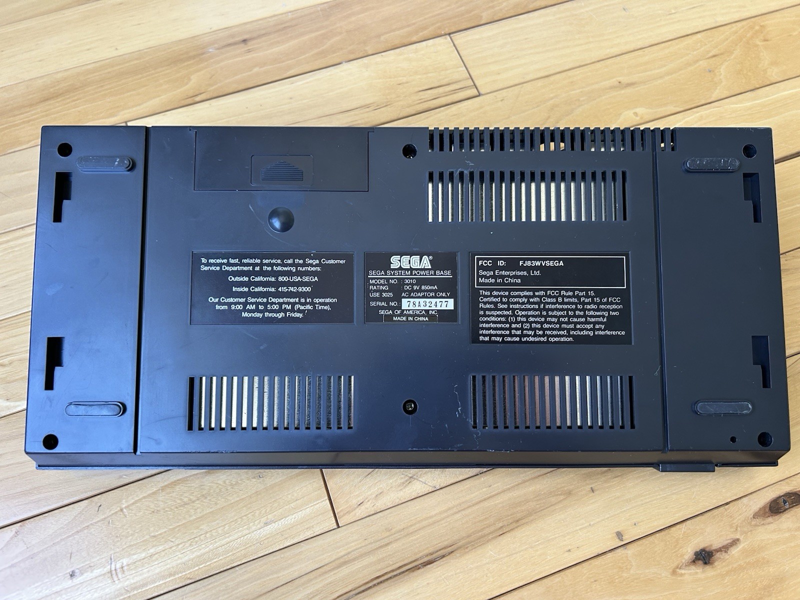 Sega Master System SMS Power Base Console 3010 NEW CAPACITORS With 5 Games