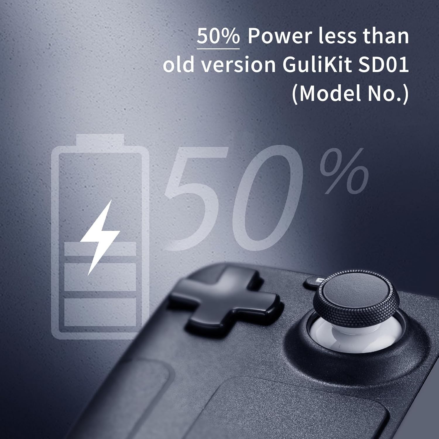 Lightweight GuliKit Joystick for Steam Deck: Type A & B Compatibility, Durable