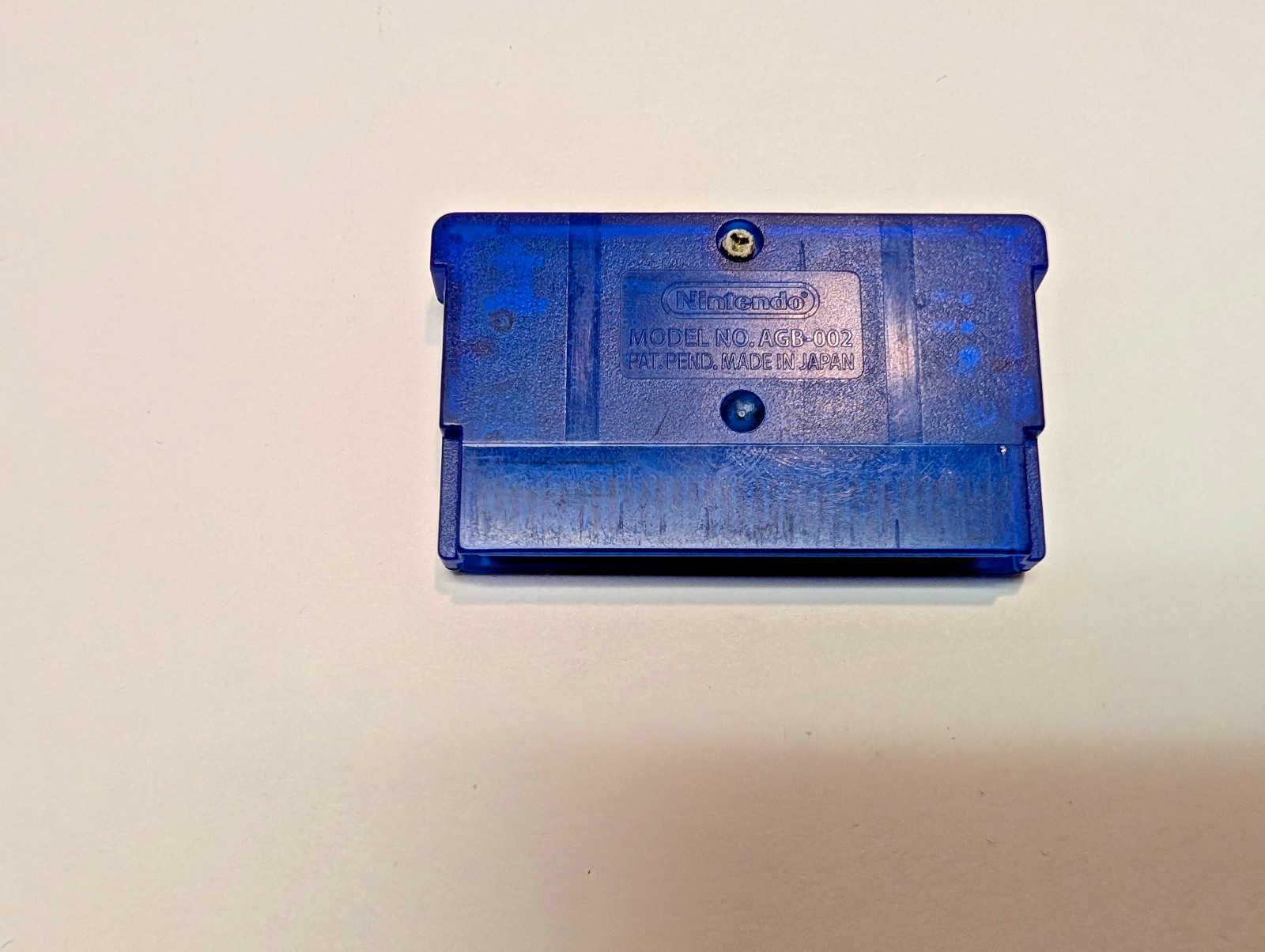 Nintendo Gameboy Advance SP Cobalt + Pokémon Sapphire + Official Charger WORKS