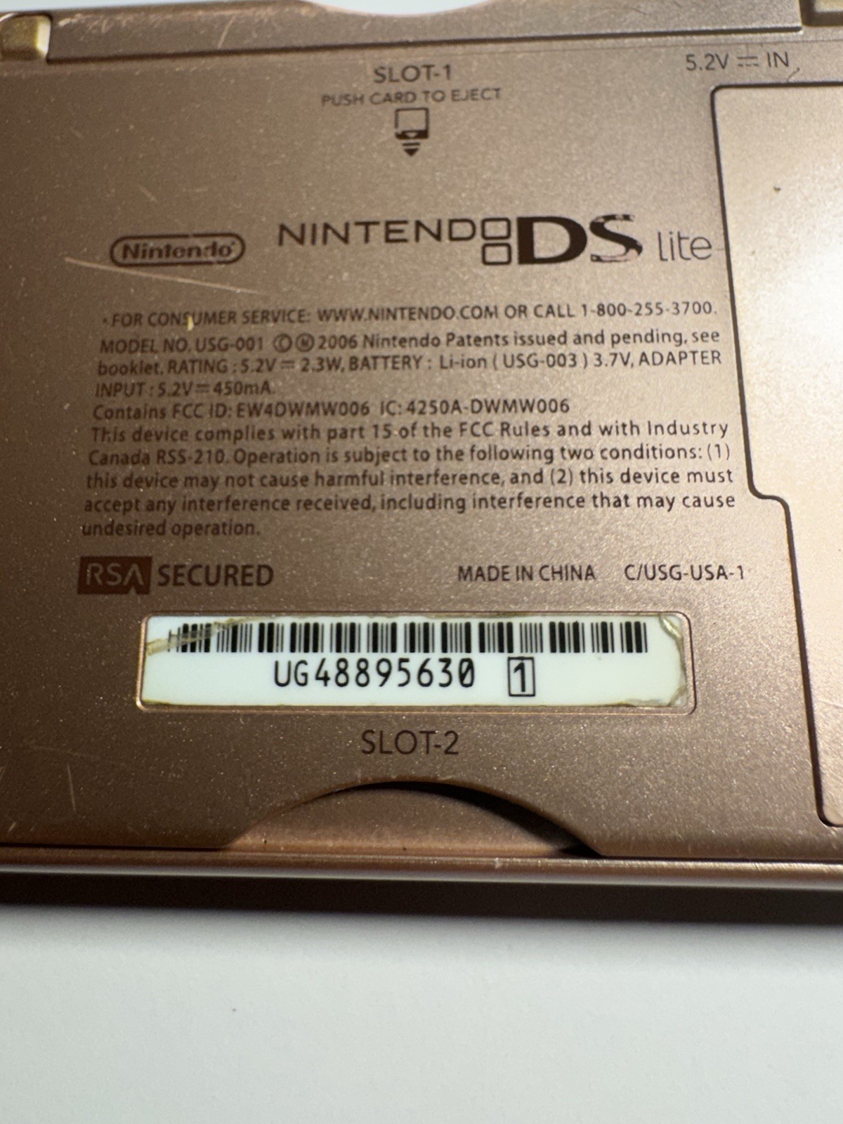 Nintendo DS Handheld System Pink Charger Included