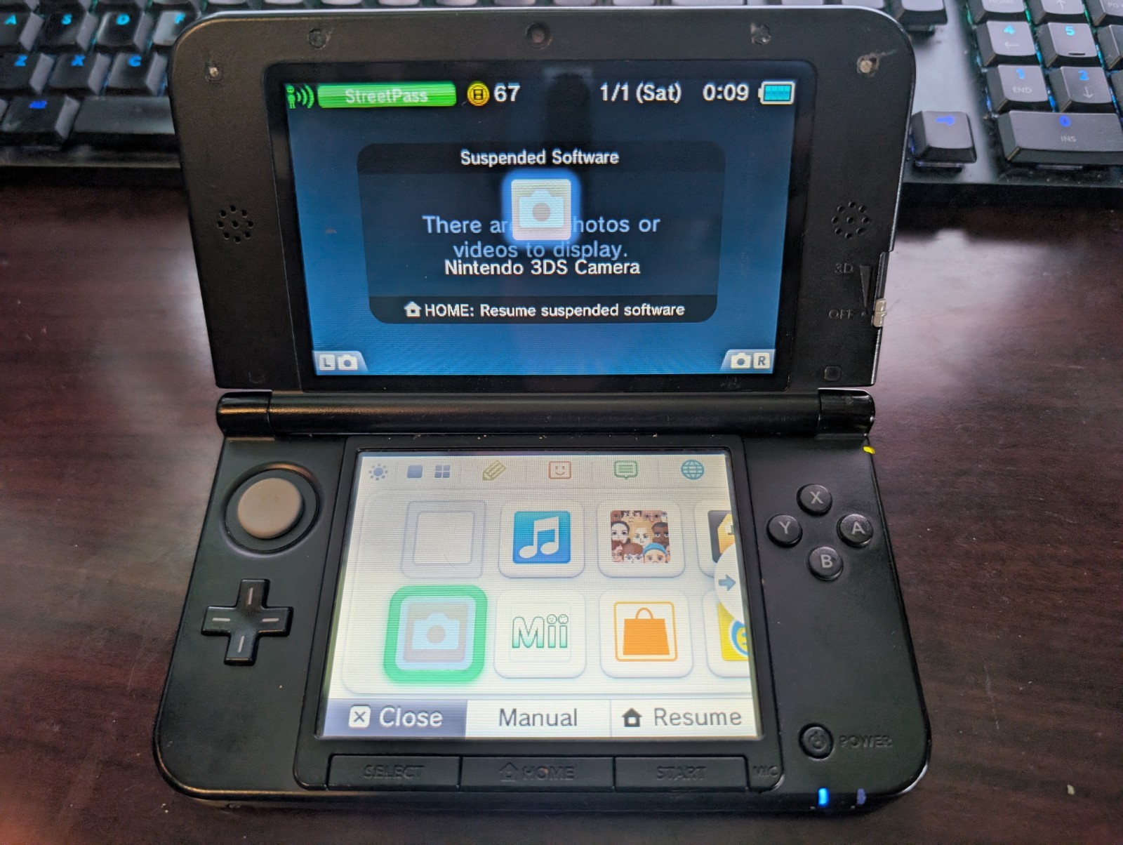 Nintendo 3DS XL Black With Pokemon Y And Lego Games
