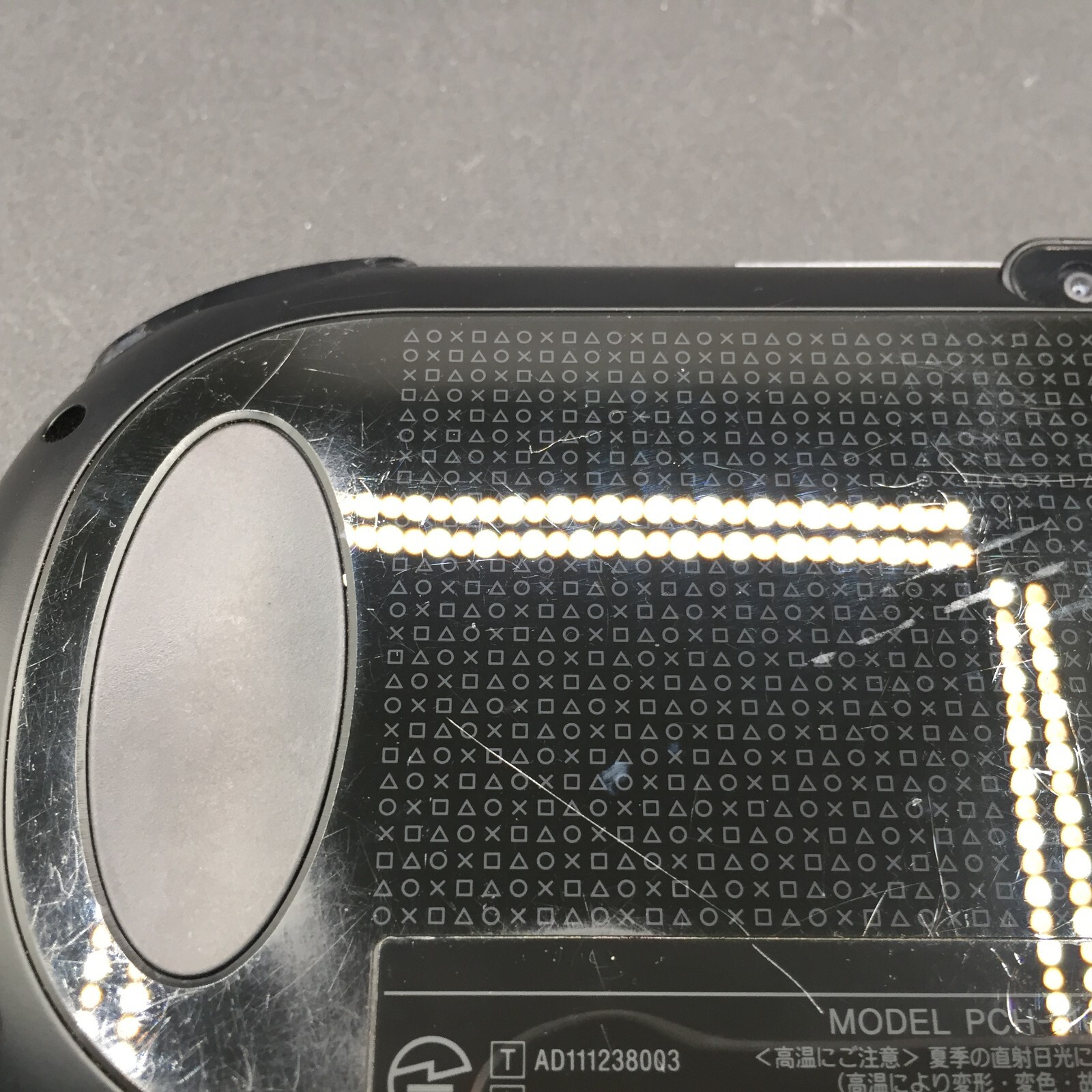 【Very Good】Sony PS Vita PCH-1100 Crystal Black 3G/Wi-Fi Model Console only #Toy0