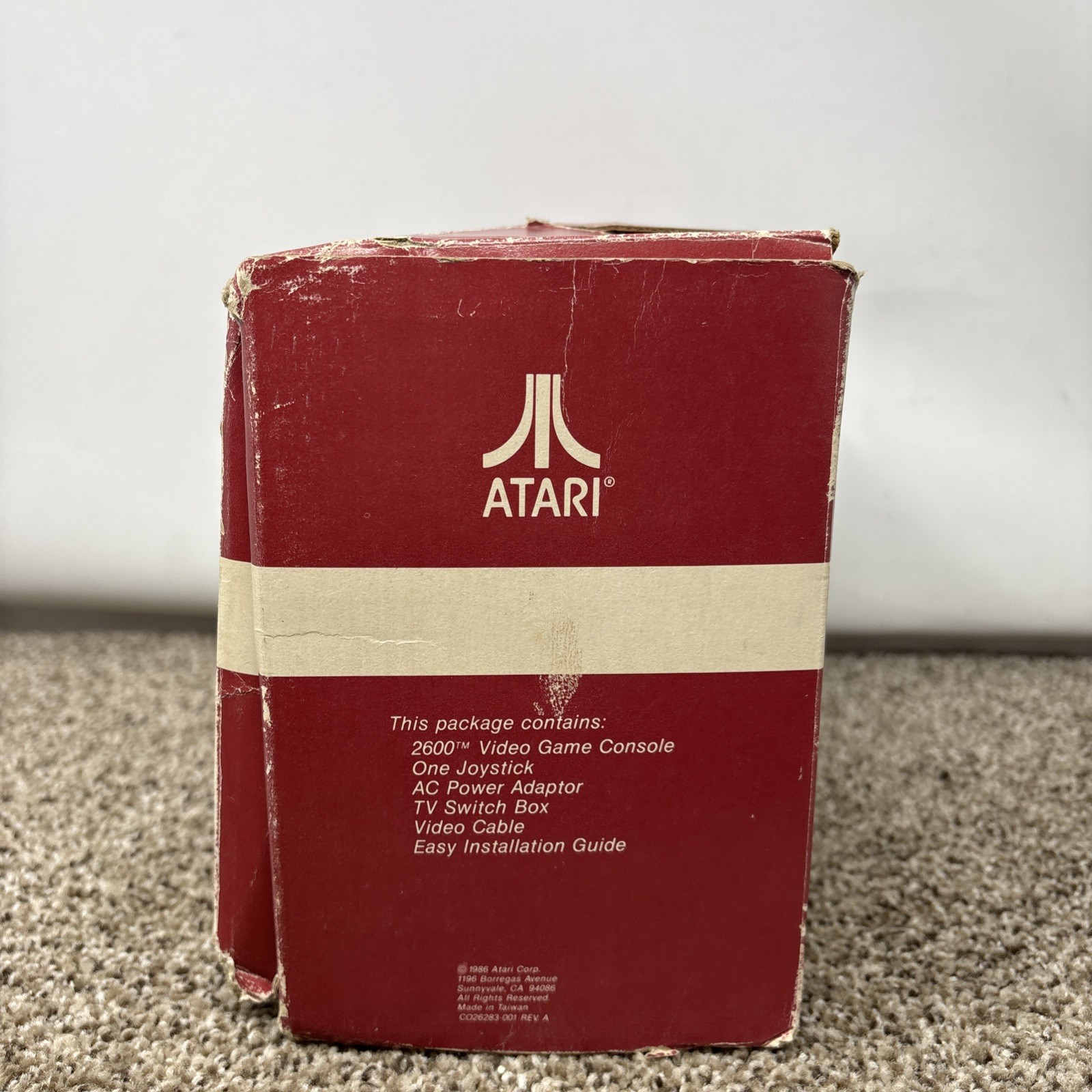 Atari 2600 Junior Game System Console tested boxed complete by Atari CIB NTSC