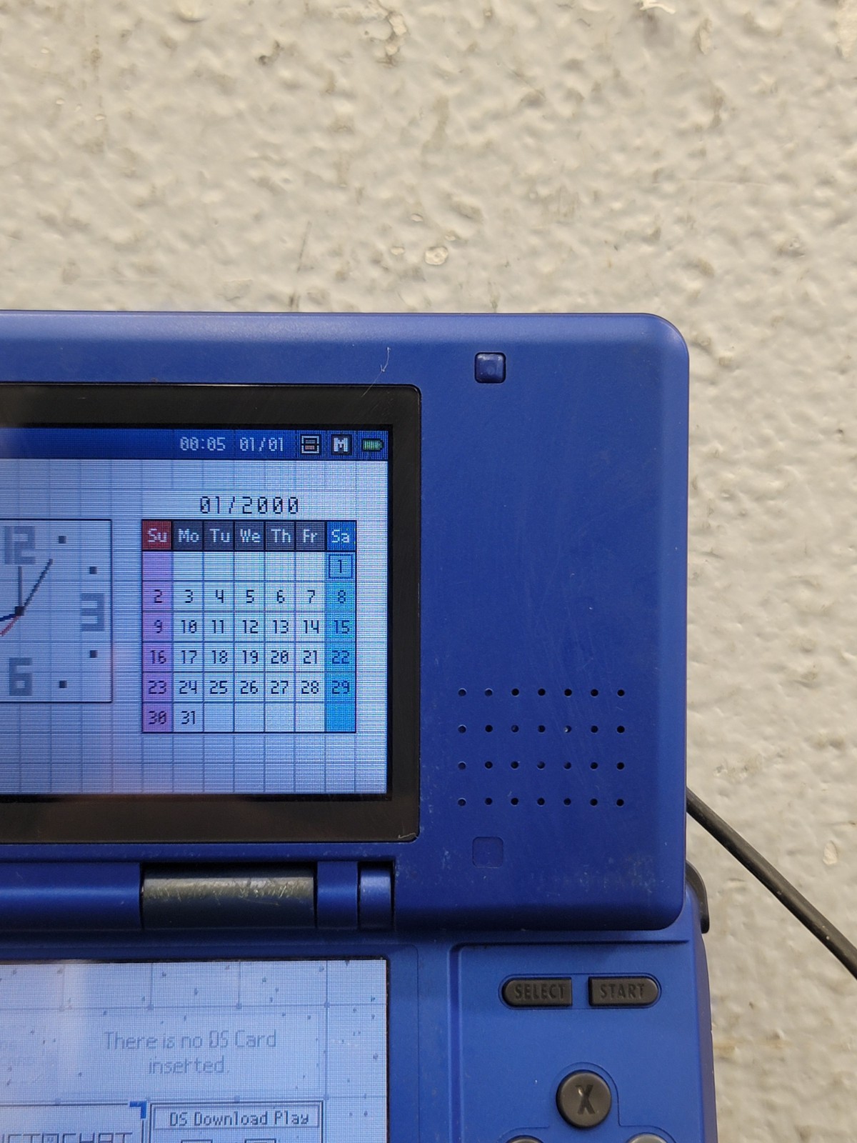 Nintendo DS NTR-001 Original Fat Console Blue 👁
