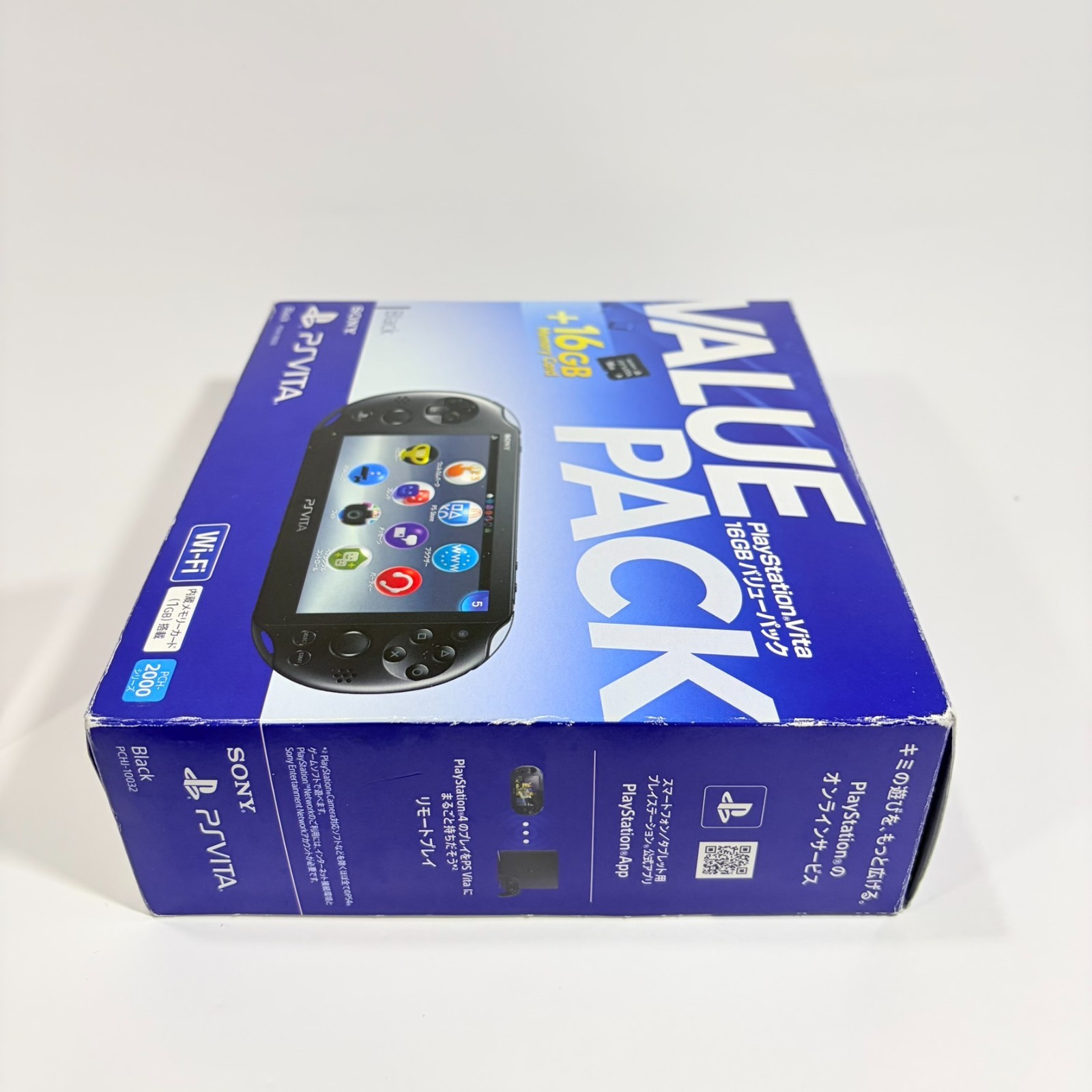 [Near Mint] Sony PS Vita PCH-2000 Black Value Pack 16GB Memory Card Boxed Japan