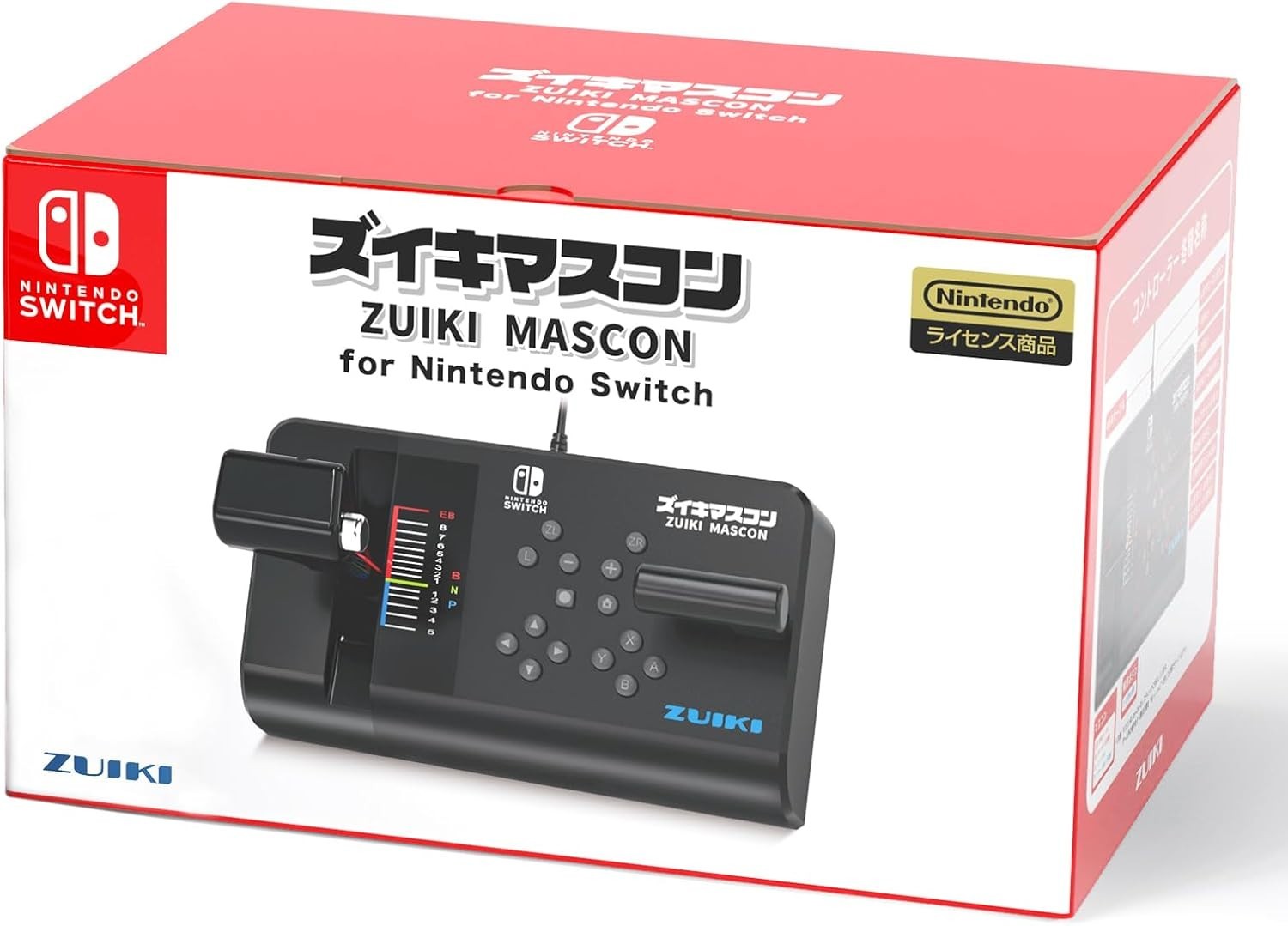 NINTENDO Switch ZUIKI MASCON Controller GO By Train Densha De GO Black/Blue/Red