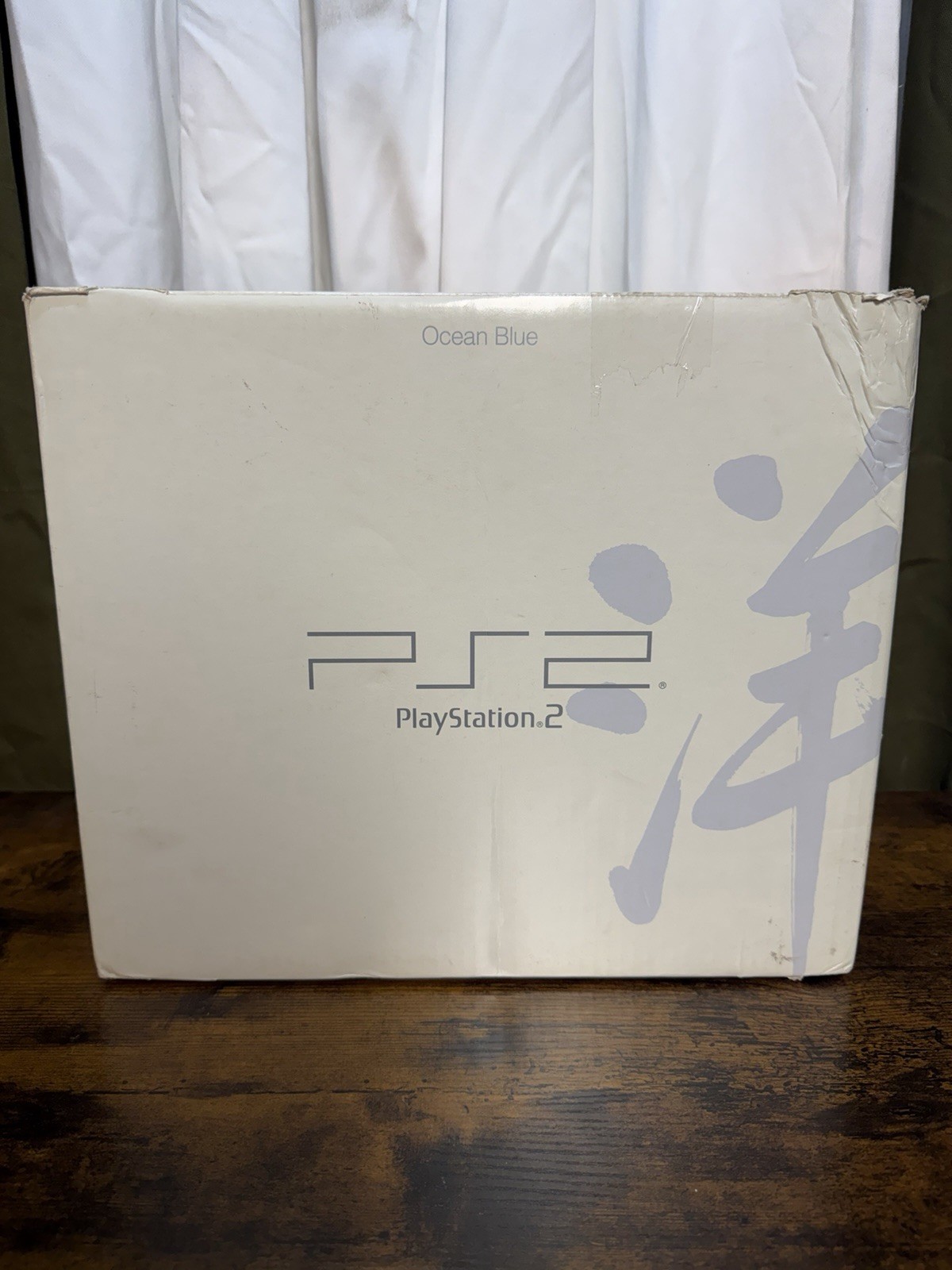 (USA SELLER) Sony PlayStation 2 Ocean Blue Console with Box