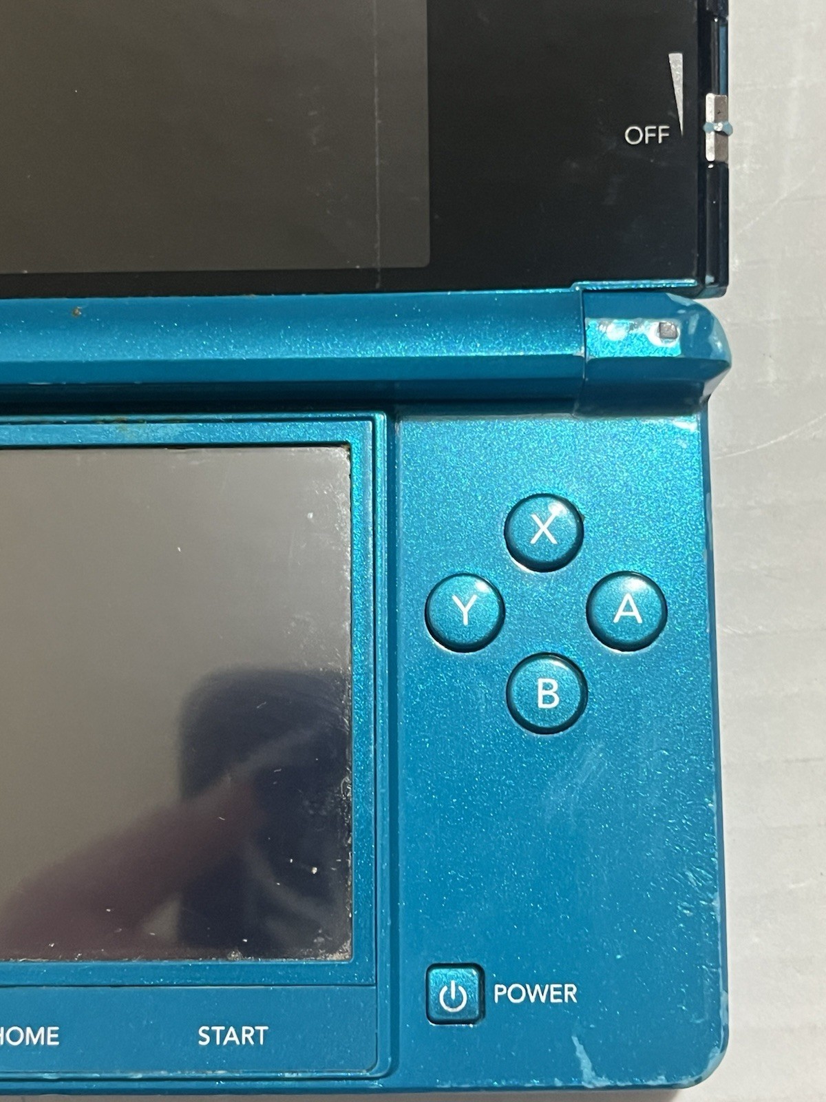 Nintendo 3DS CTR-001 Aqua Blue Handheld Video Gaming Console – For Parts