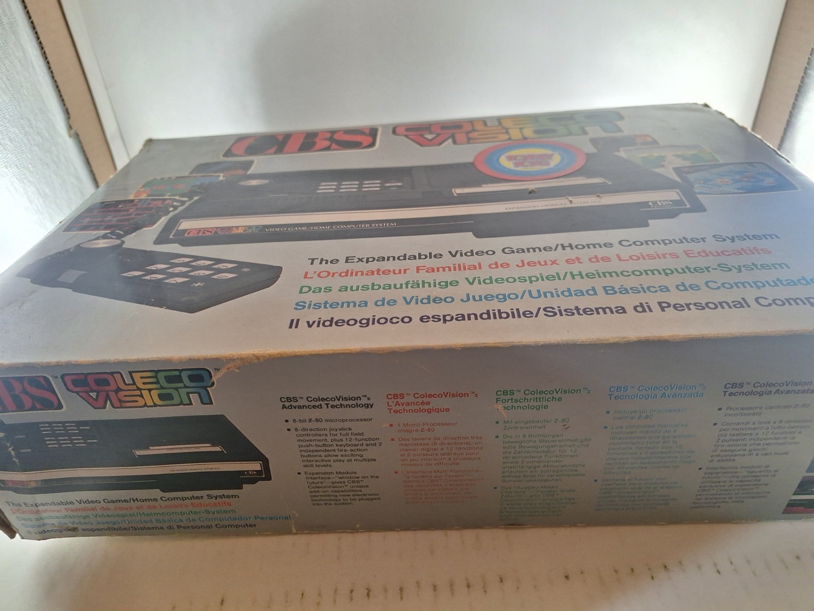 Coleco Colecovision Box And Console Shell Only