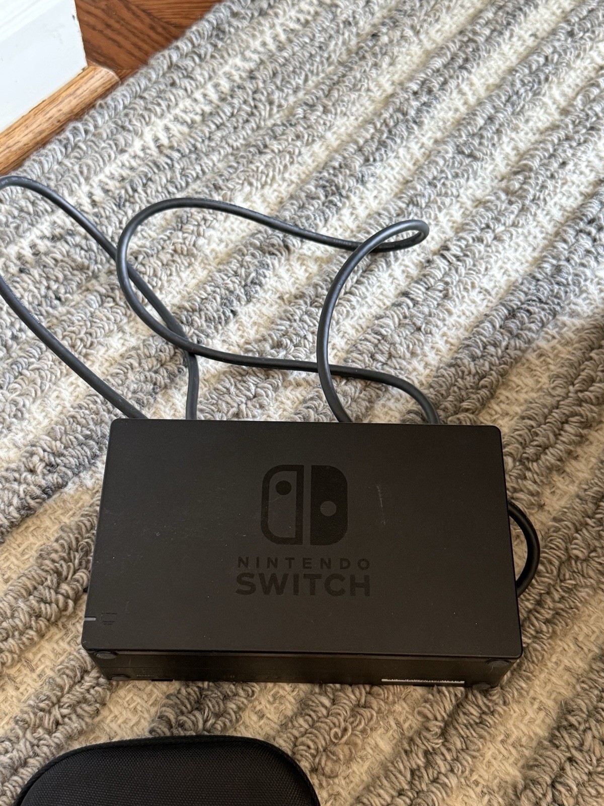 Nintendo Switch Black Gray Console with Neon Red and Neon Blue Joy-Con + 4 Games