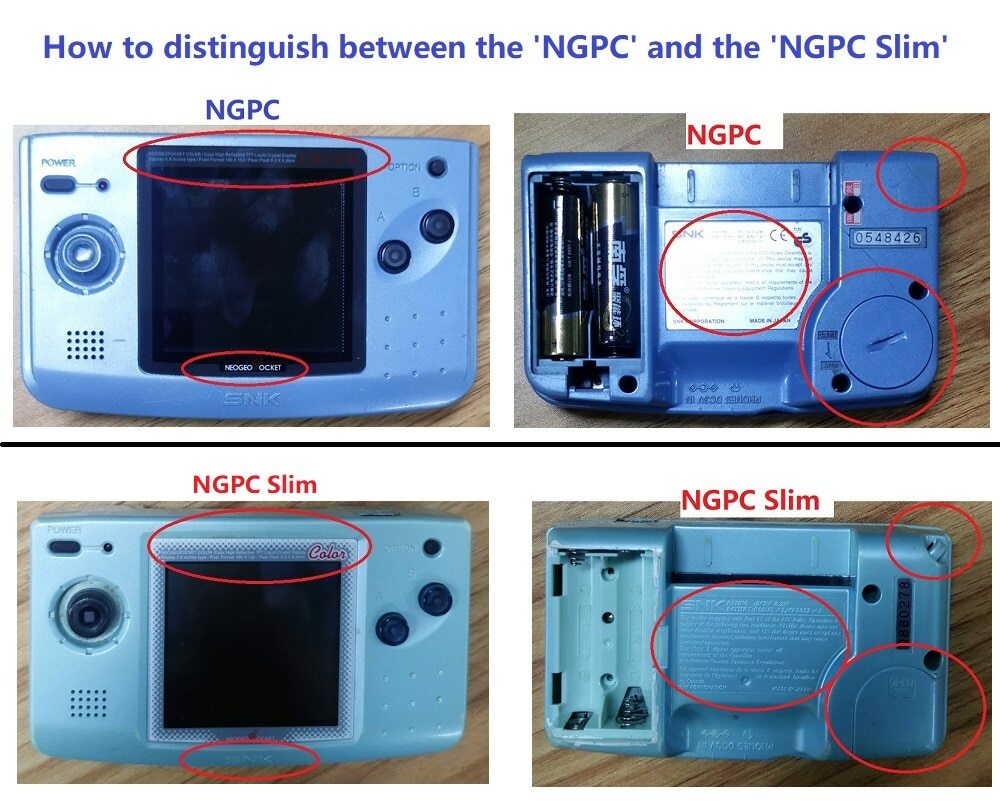 Neo Geo Pocket Color OSD Q5 IPS Backlight Mod kit