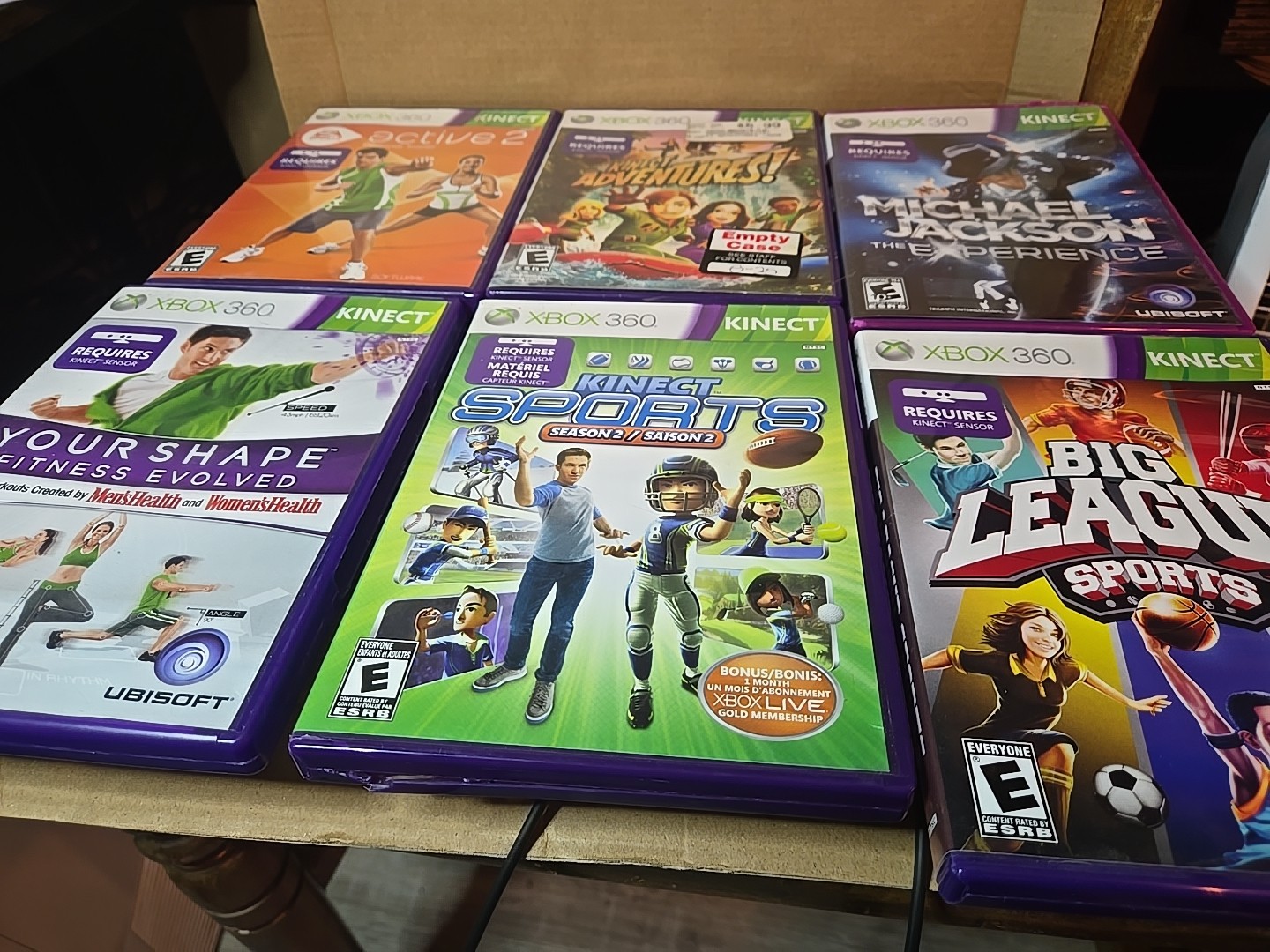 Microsoft Xbox One 500gb – Black with Motion Kinect (Tested Working) 6 Games