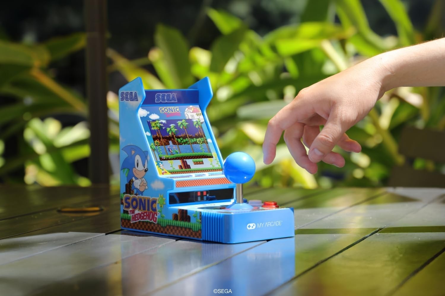 My Arcade Sonic The Hedgehog Joystick Player Portable Retro Arcade DGUNL-7157