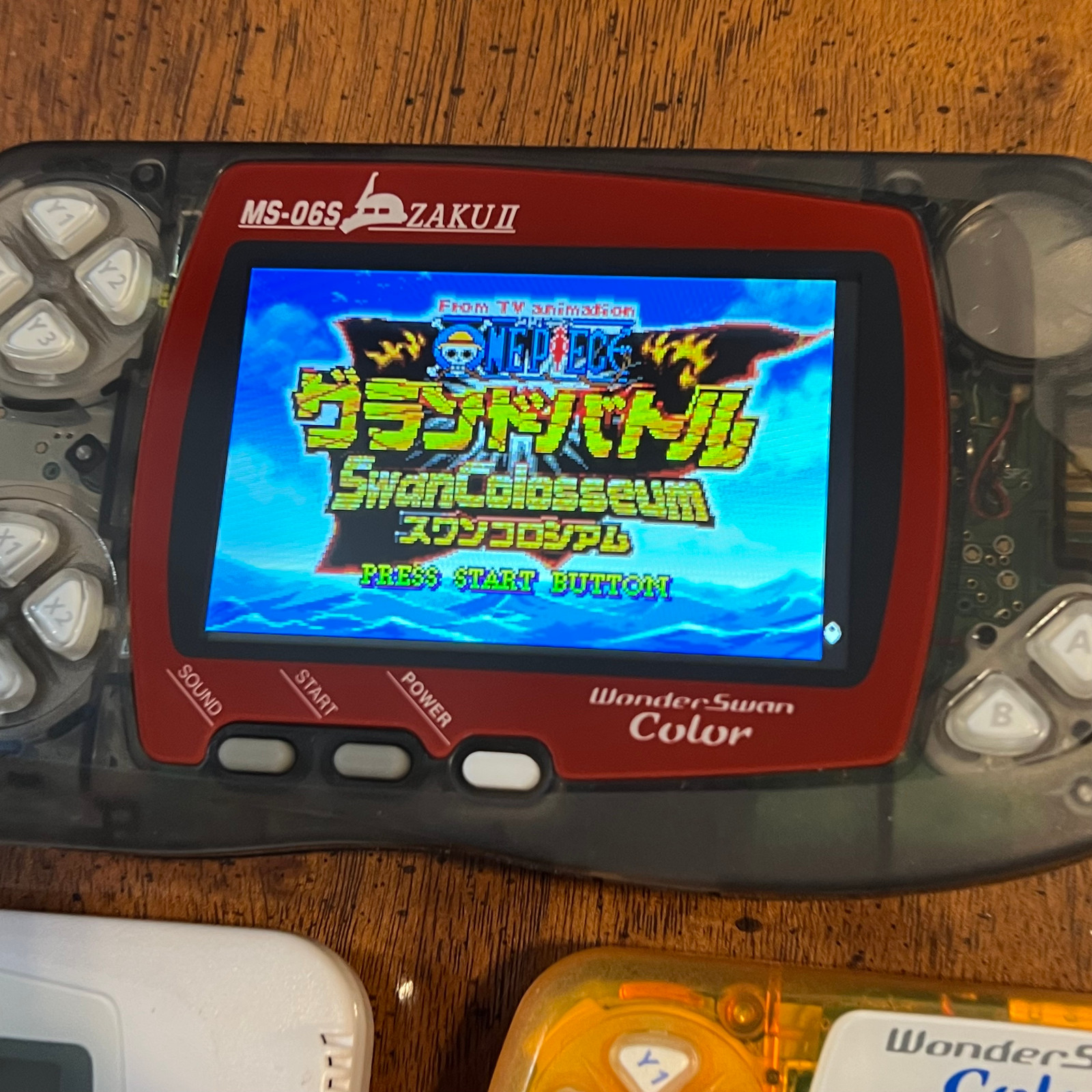 Bandai Wonderswan Color WSC w/ Backlit IPS Screen + Upgraded Buttons