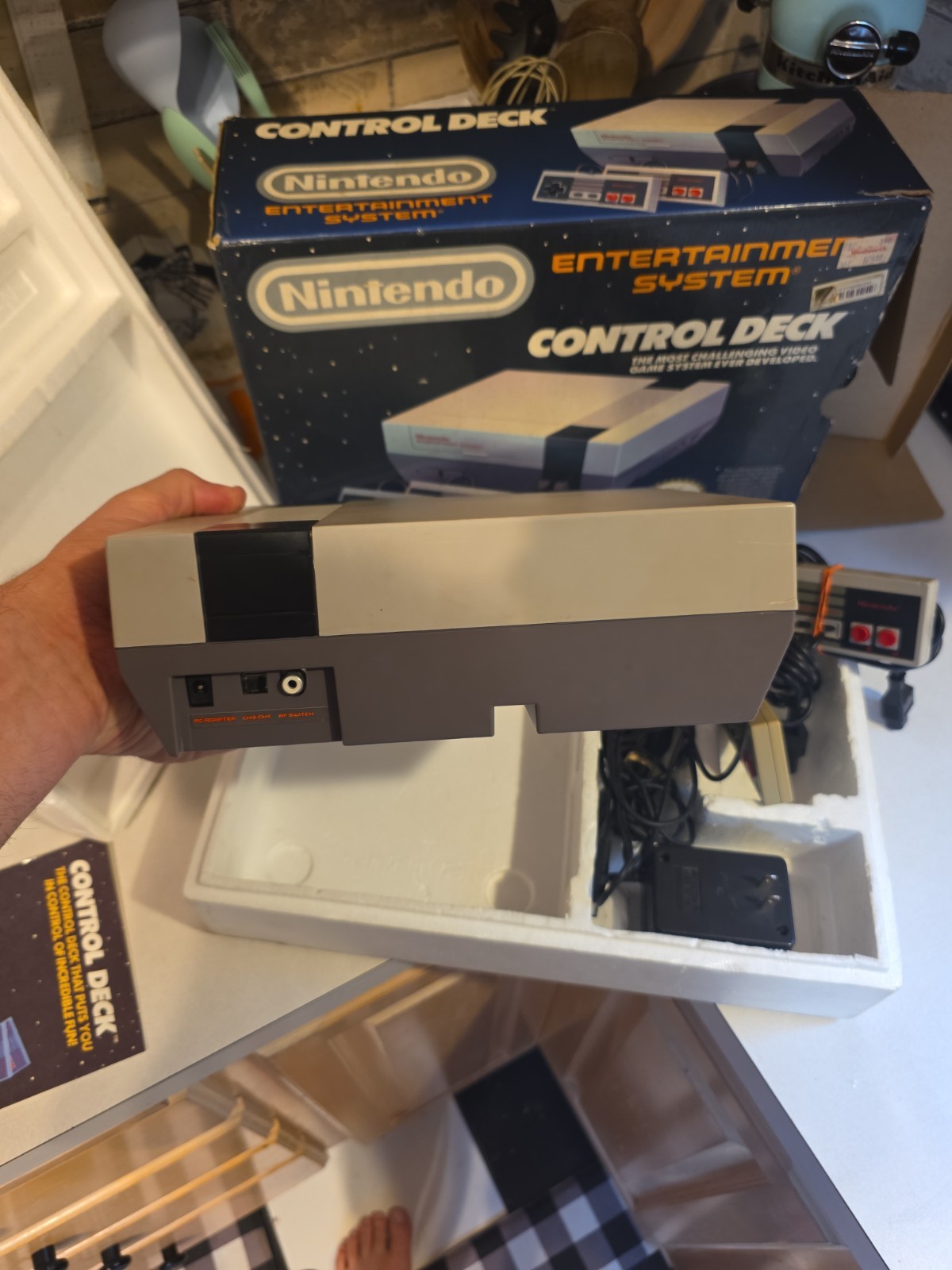 Nintendo Entertainment System – Control Deck Console – Complete in Box