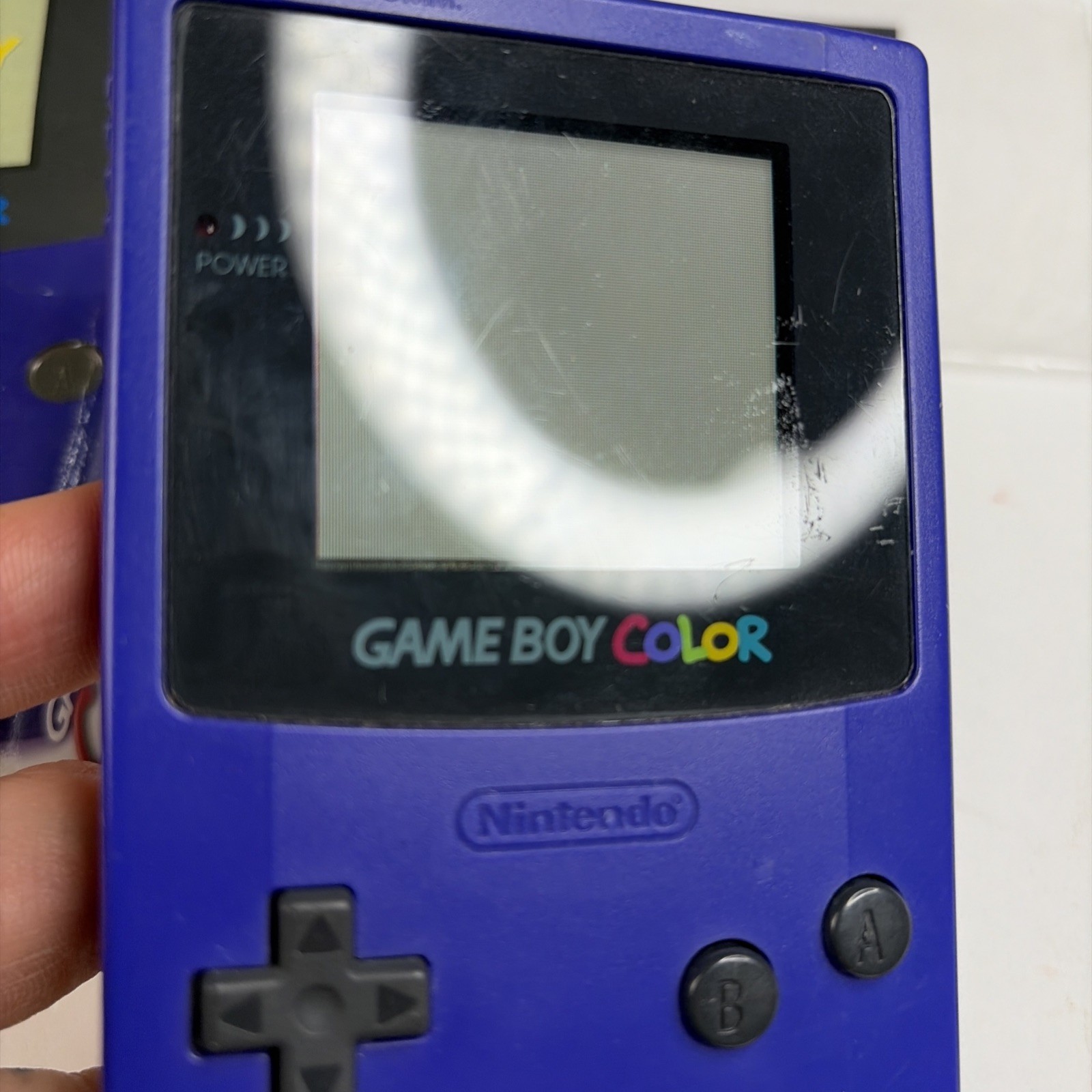 Nintendo OEM GameBoy Color Grape Purple Console In Box CGB-001