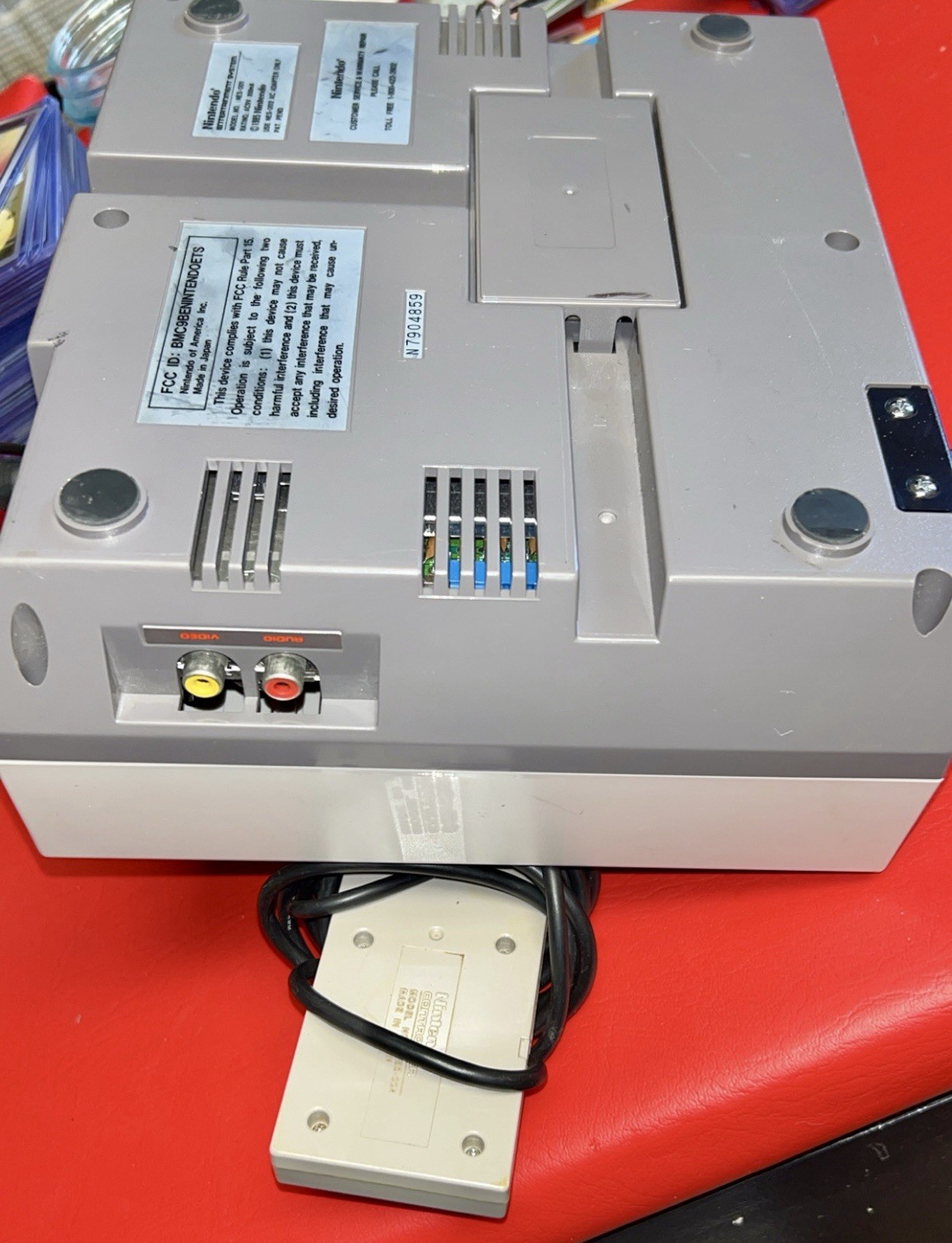 Original Nintendo NES-001 Console Bundle Tested & Working- w/ Controller & Cable